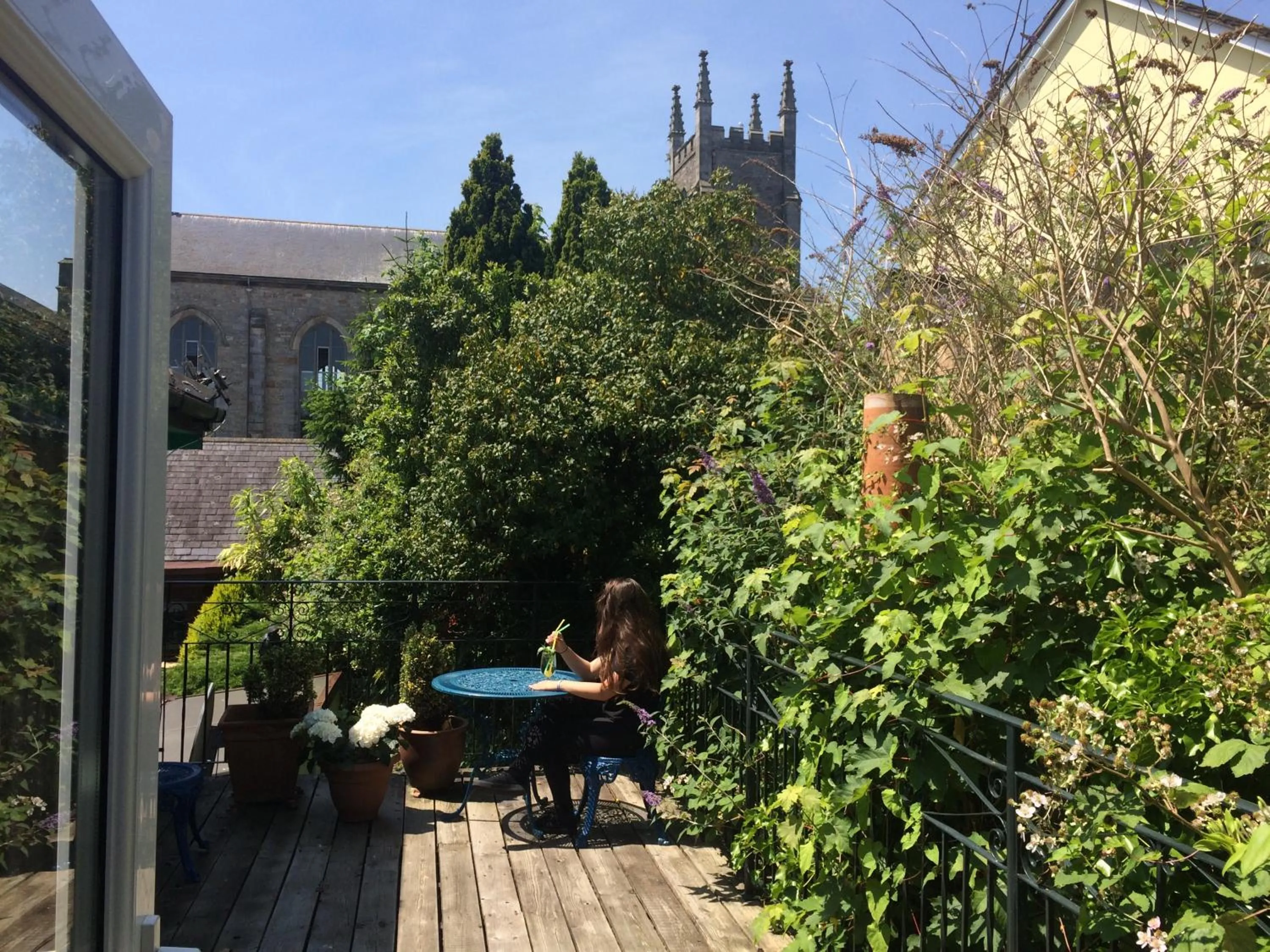 Balcony/Terrace in The Old Forge