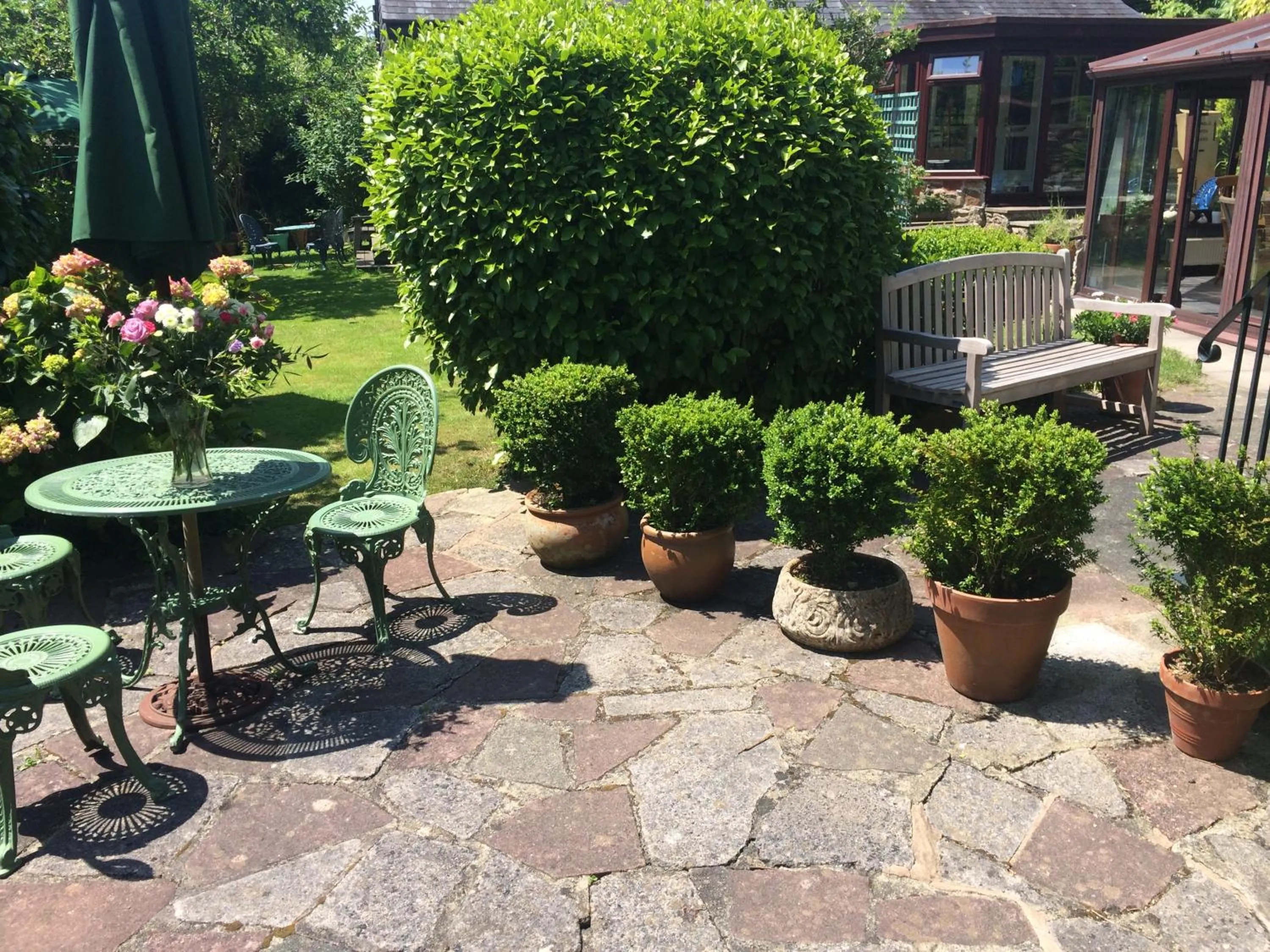 Patio in The Old Forge