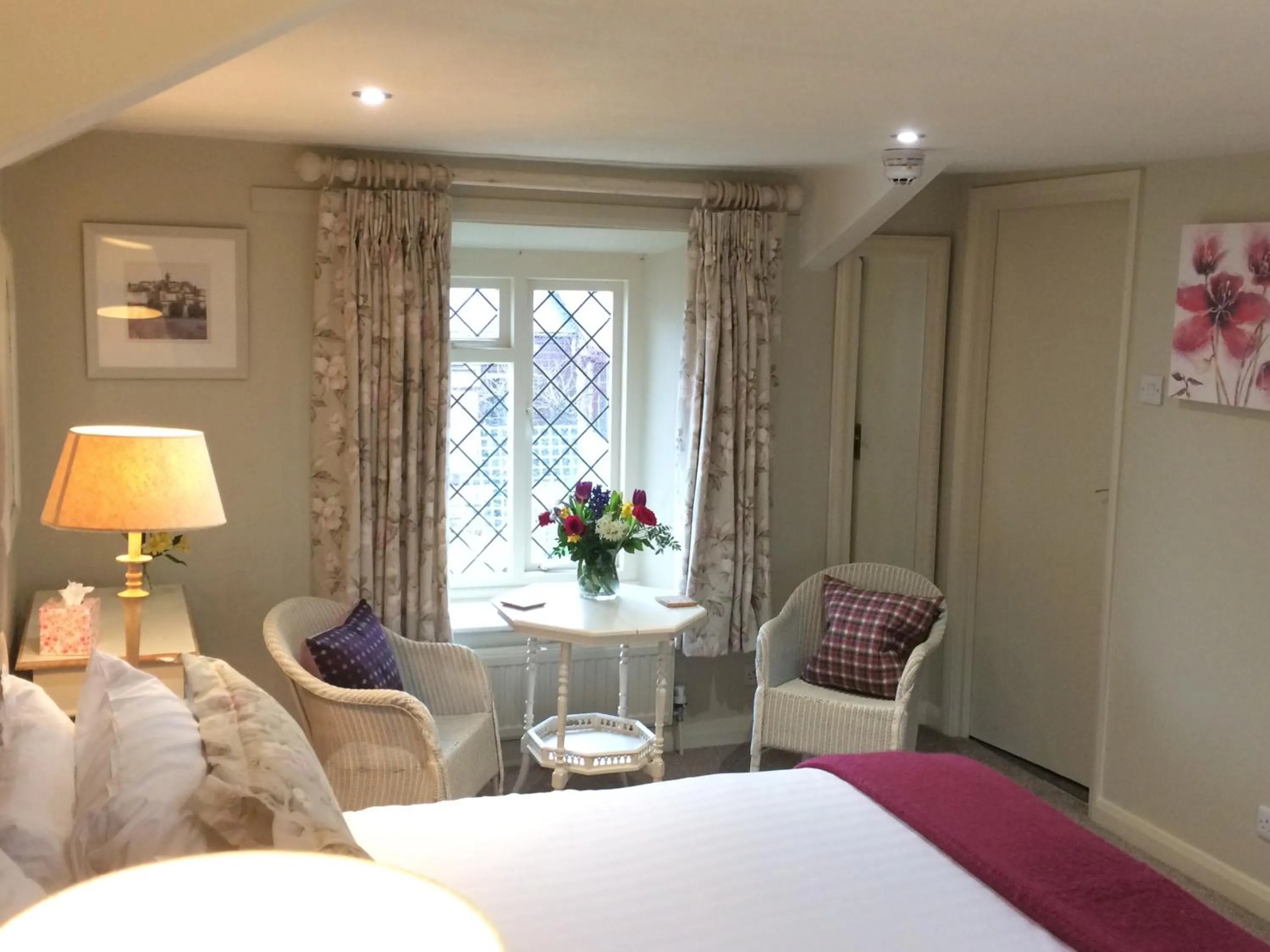 Seating area, Bed in The Old Forge