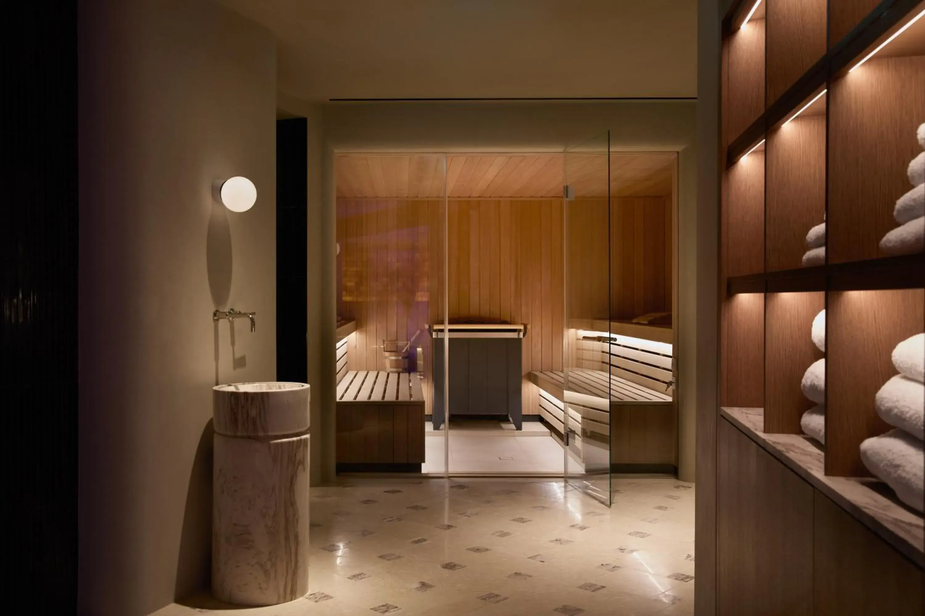 Sauna, Bed in The Newman Sauna, Bed in The Newman