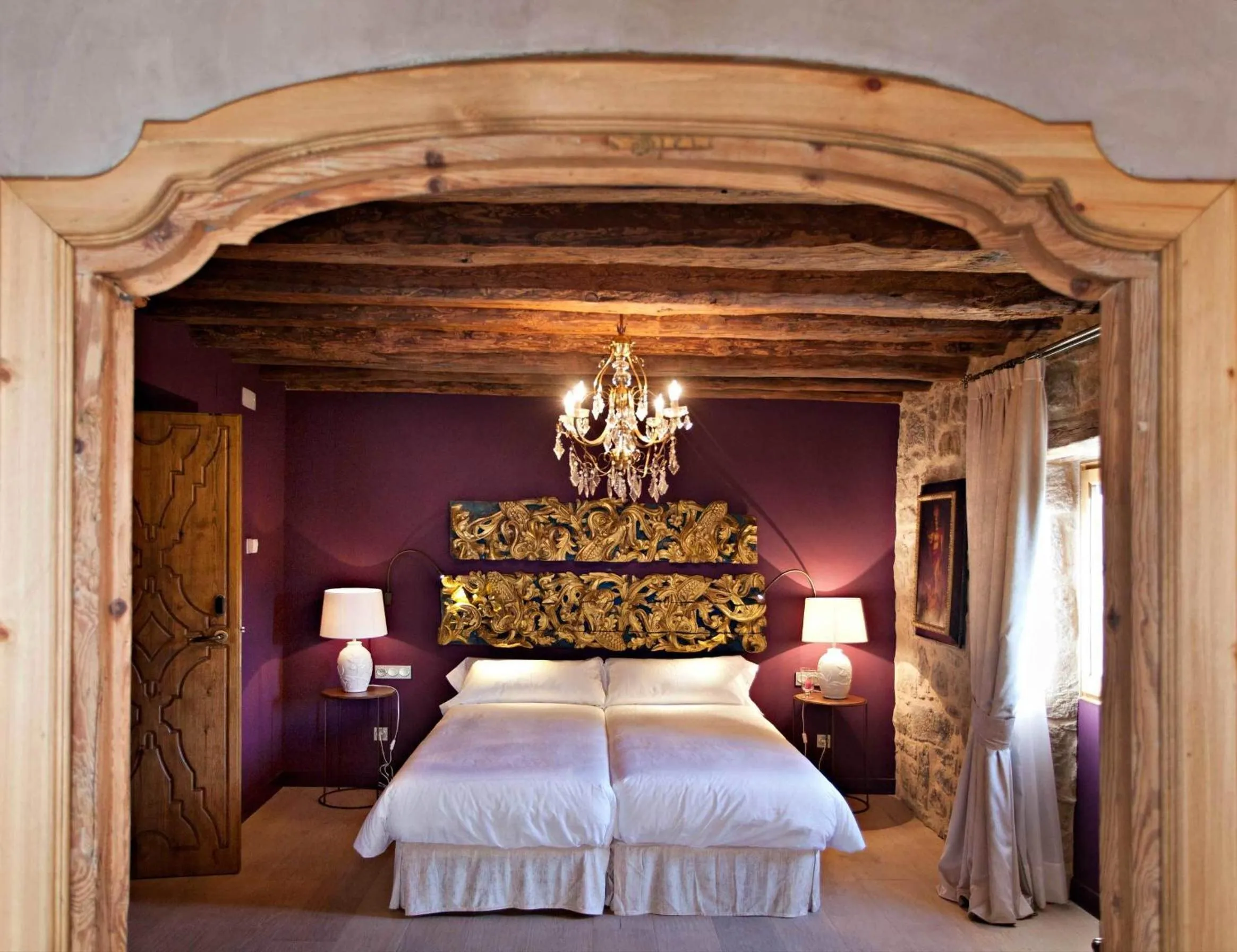 Bedroom, Bed in La Vella Farga Hotel