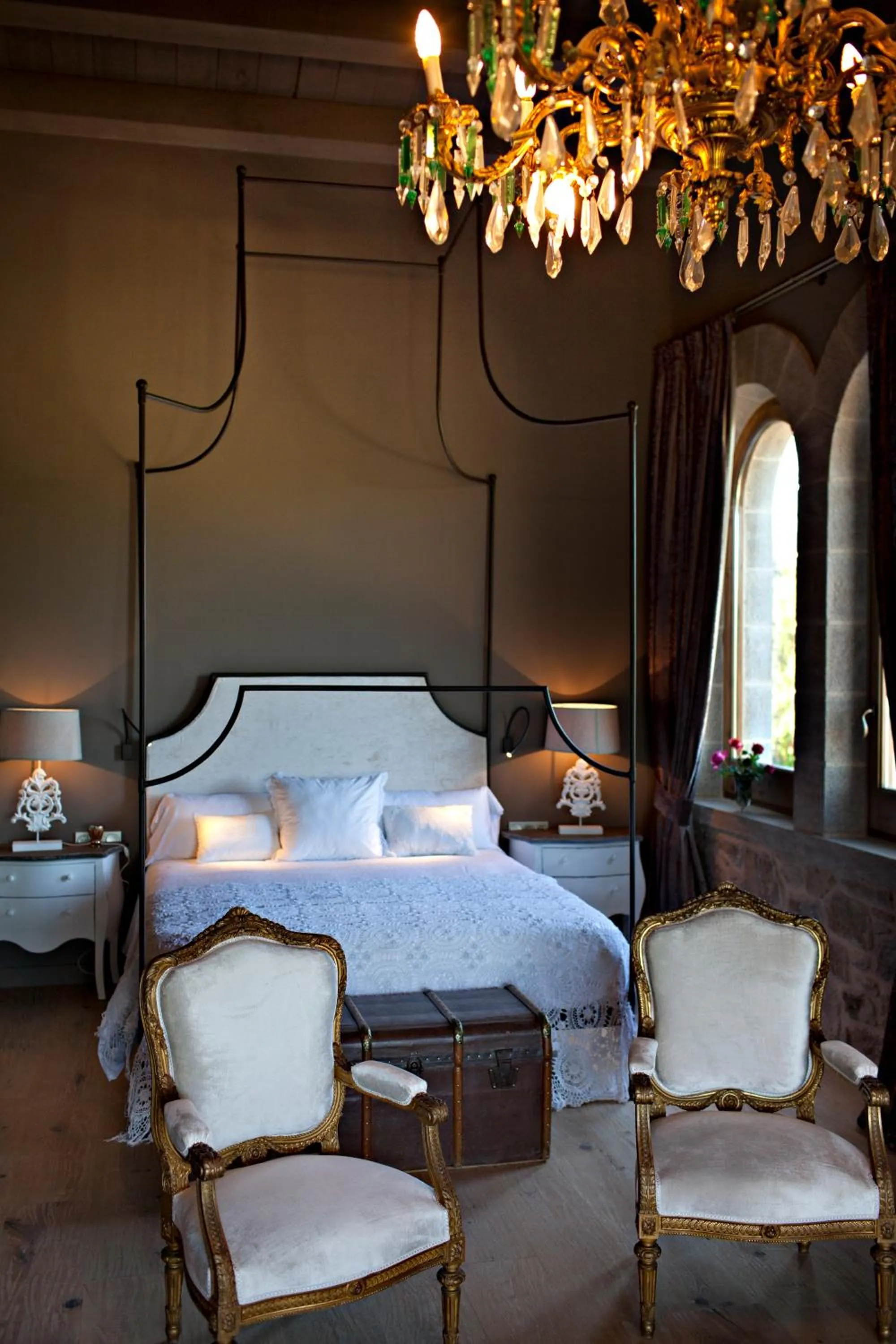 Bed in La Vella Farga Hotel