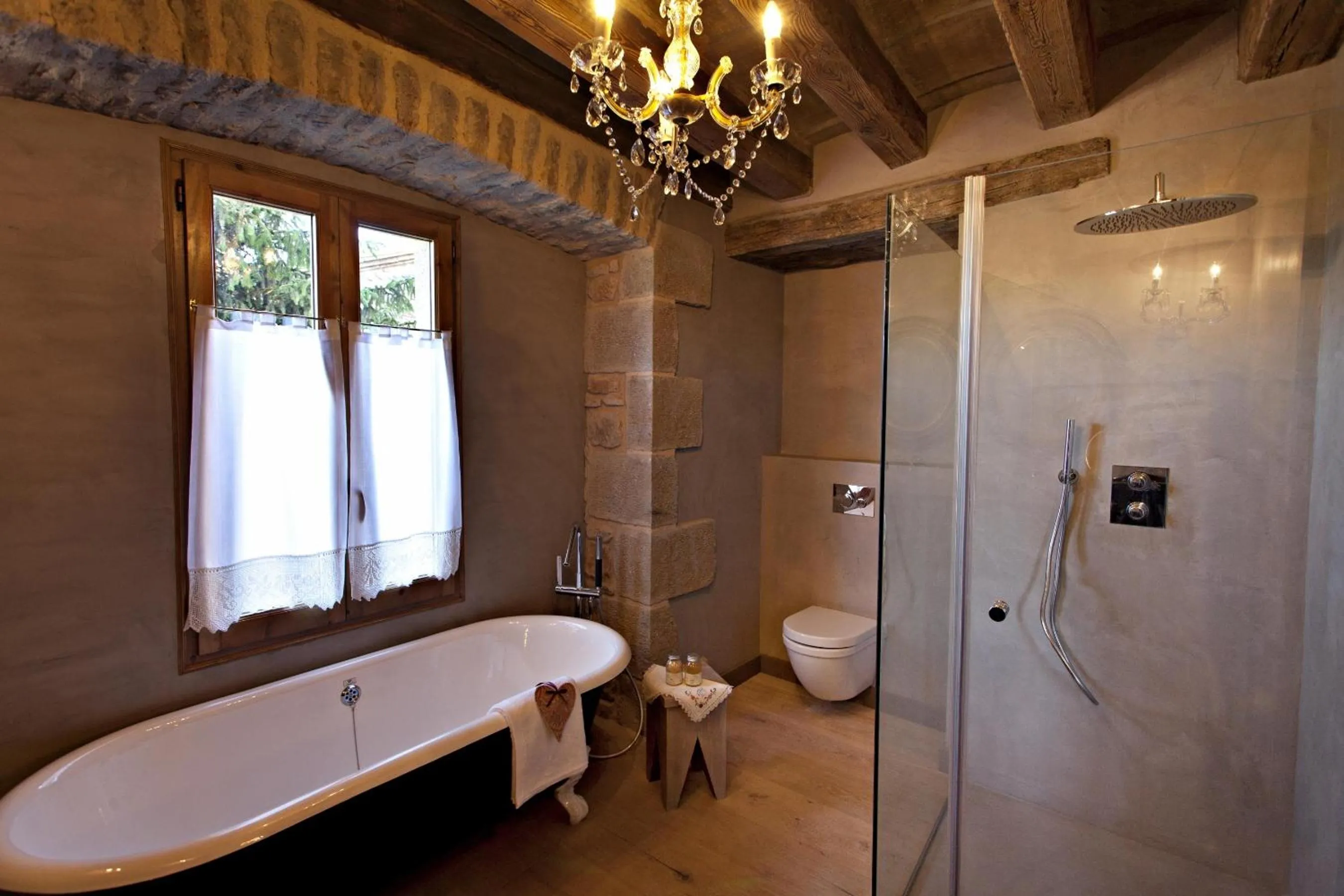 Bathroom in La Vella Farga Hotel