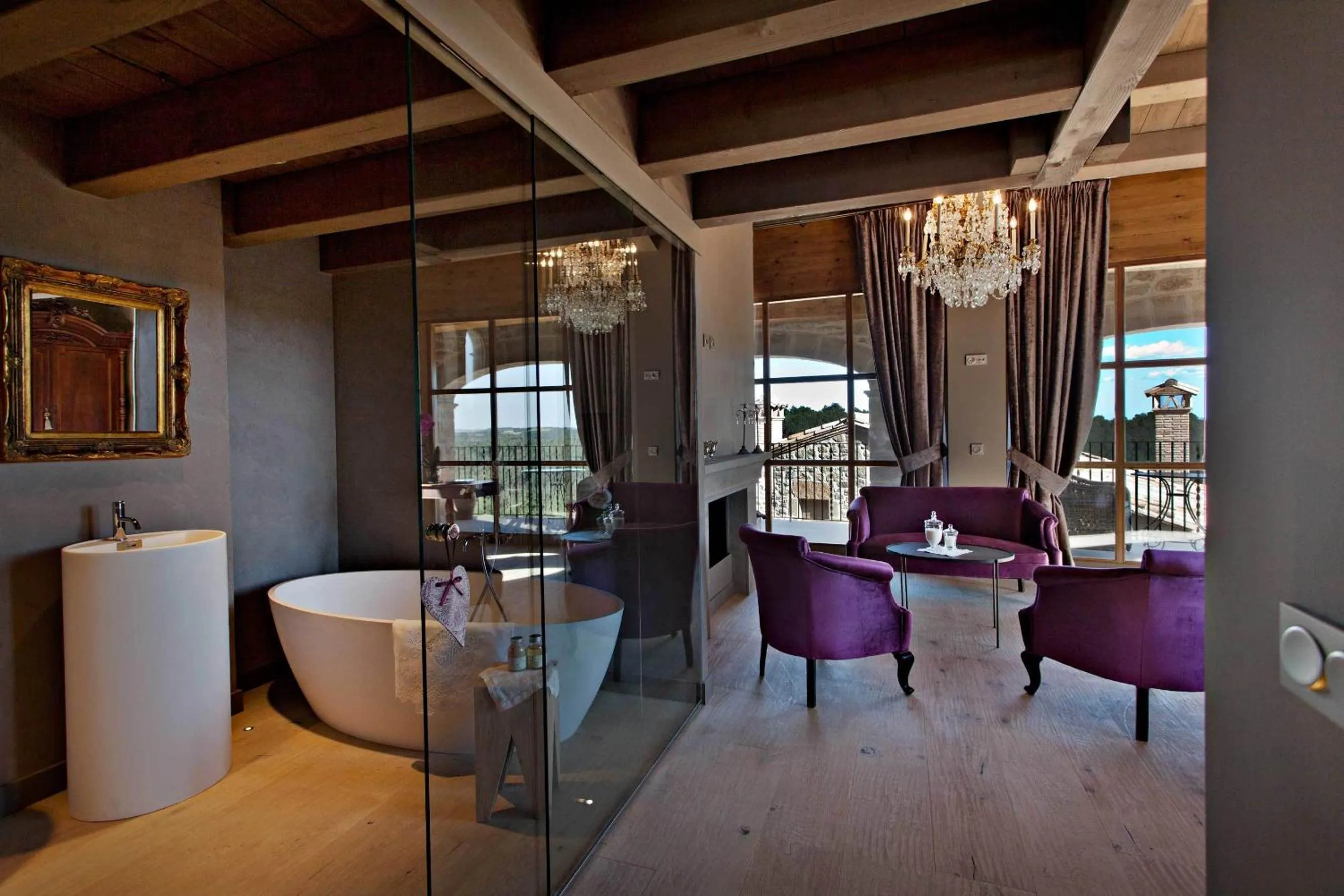 Bathroom in La Vella Farga Hotel