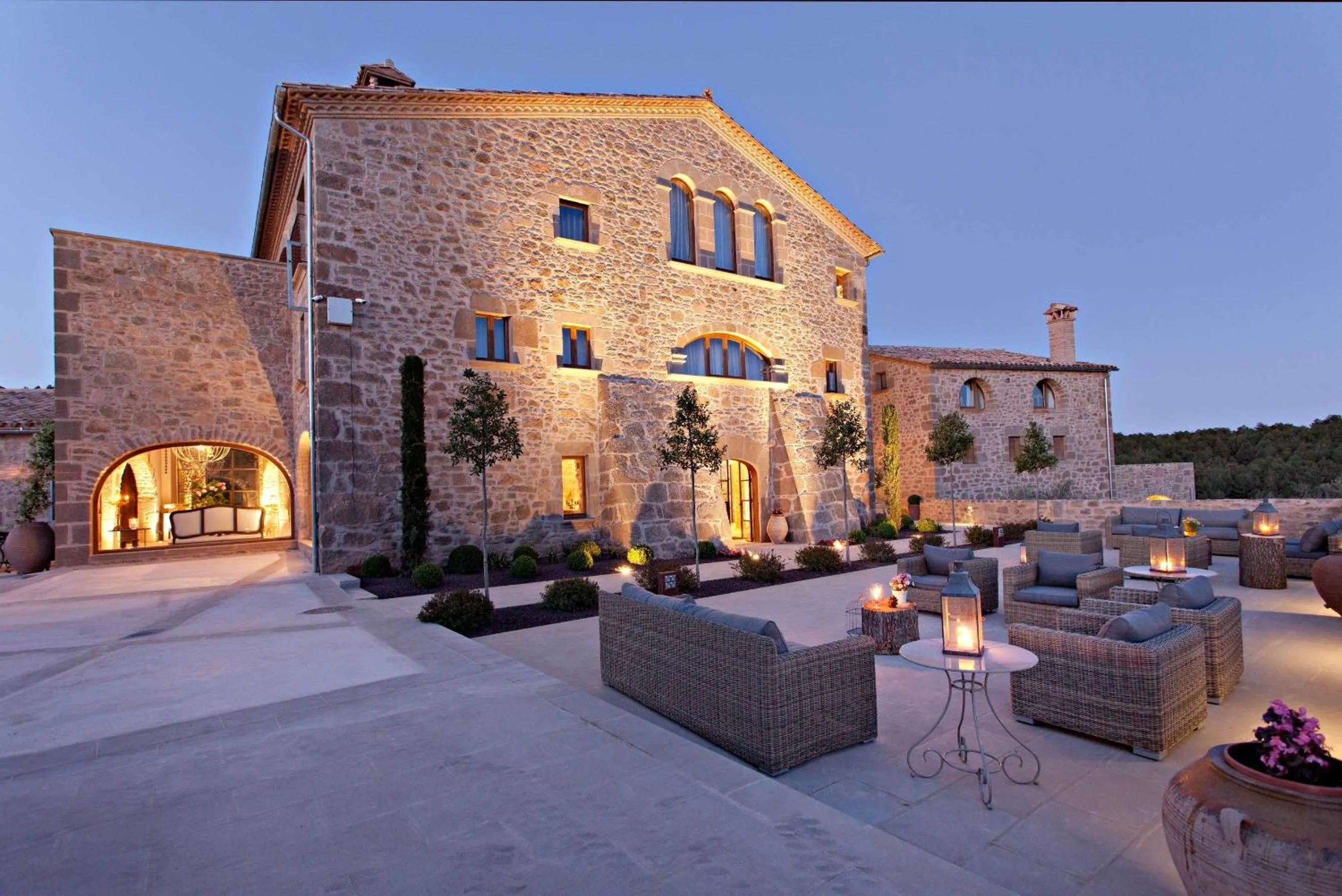 Facade/entrance in La Vella Farga Hotel