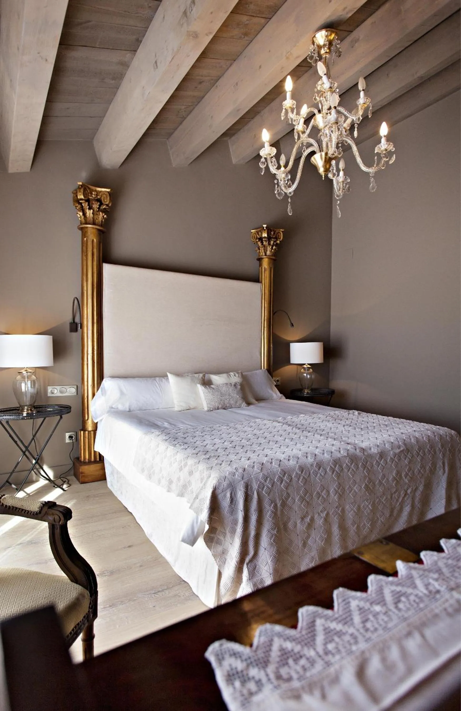 Bedroom, Bed in La Vella Farga Hotel