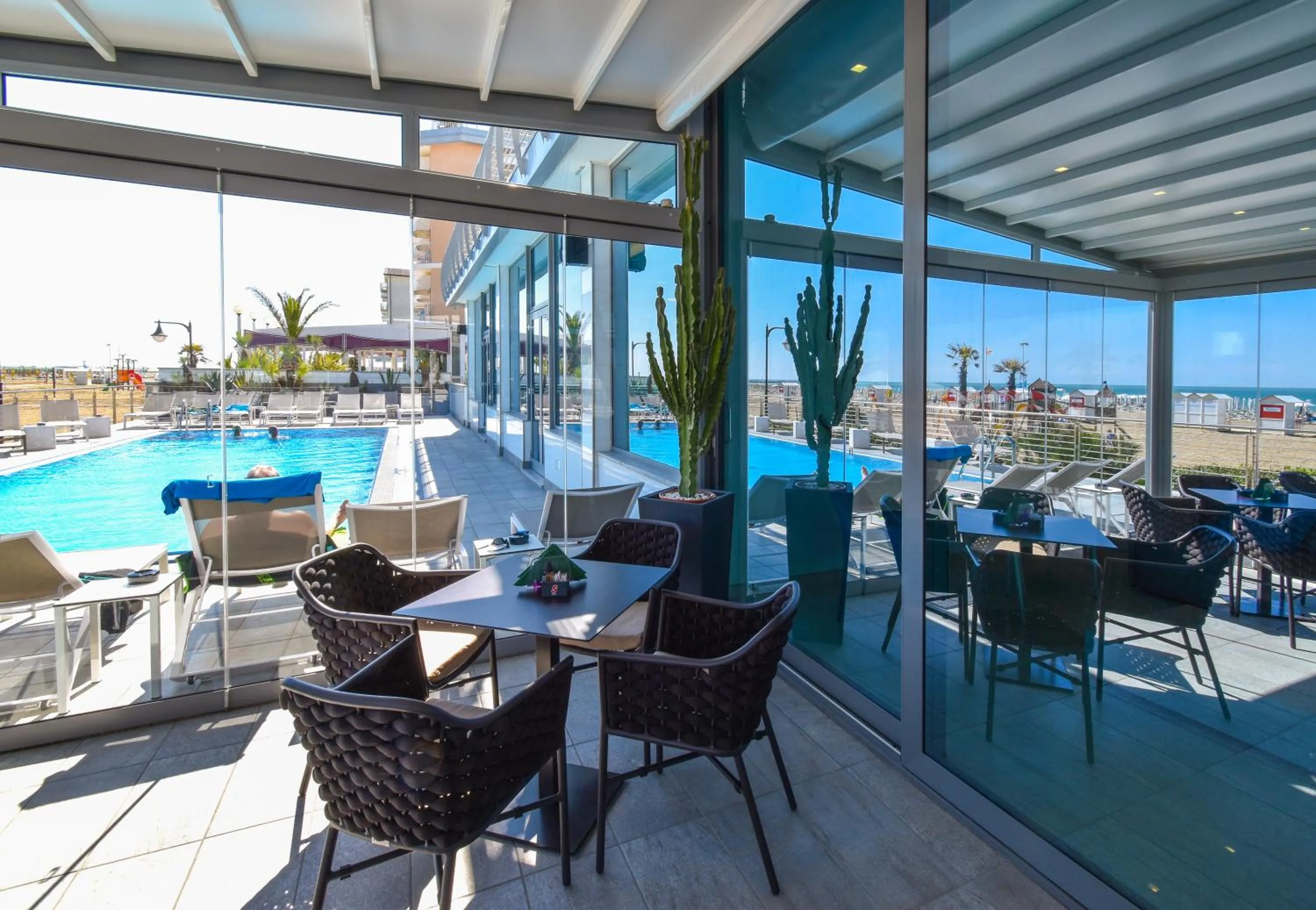 Pool view in Hotel Delle Nazioni - Adults Only