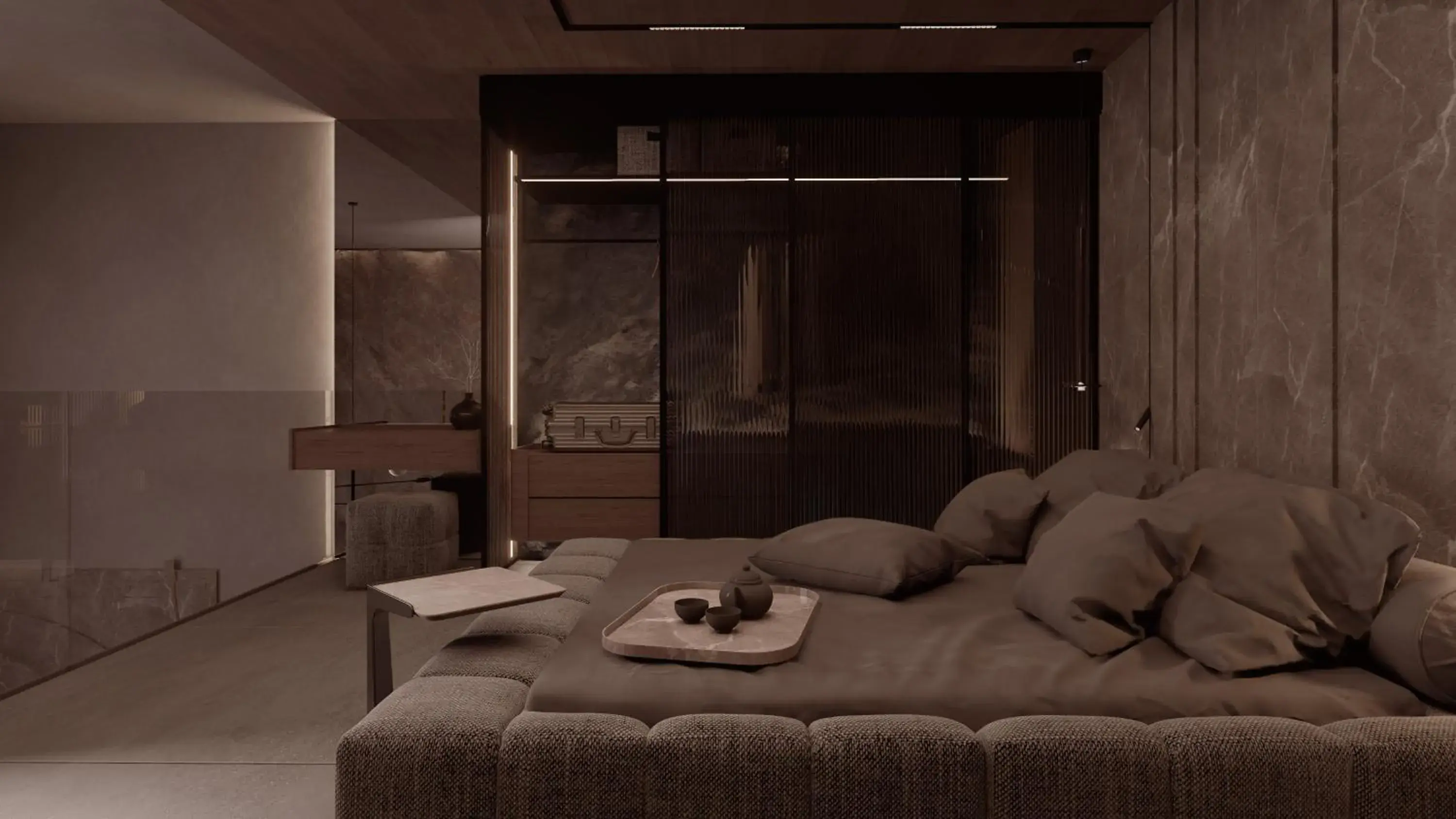 Bedroom in NEMA Design Hotel & Spa - Adults Only Bedroom in NEMA Design Hotel & Spa - Adults Only