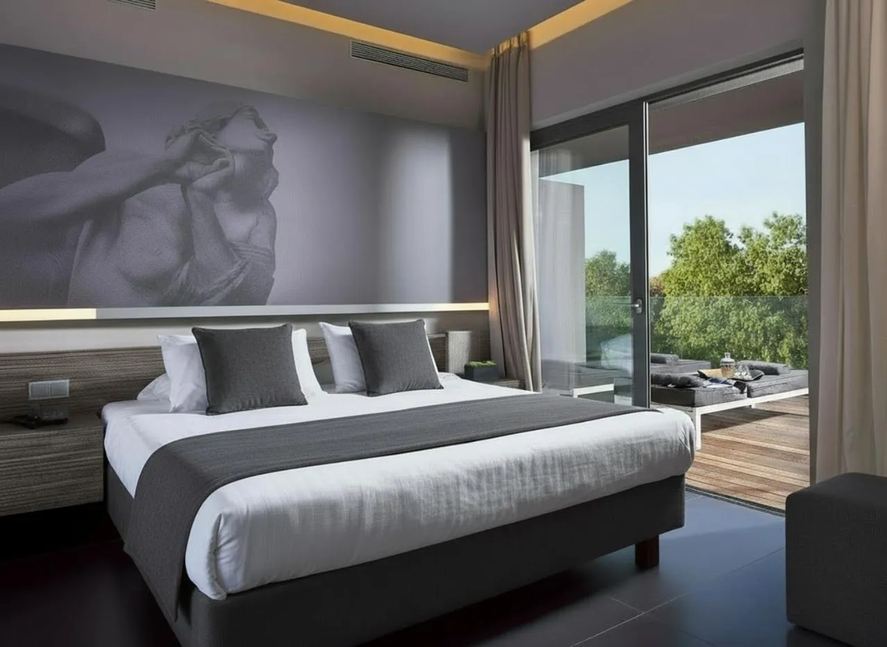 Photo of the whole room, Bed in NEMA Design Hotel & Spa - Adults Only