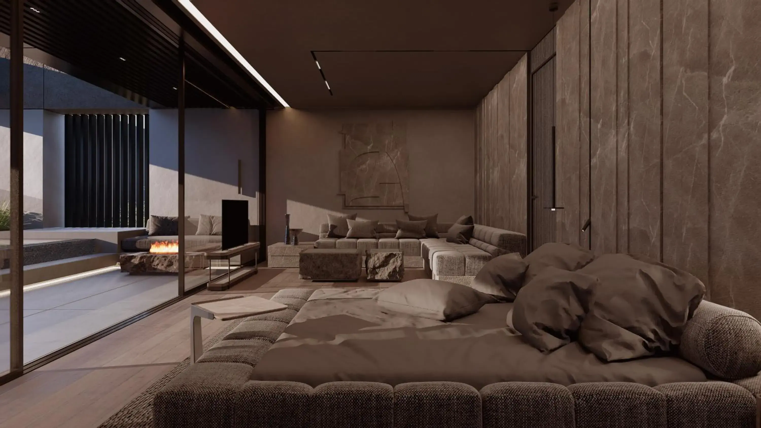 Bedroom in NEMA Design Hotel & Spa - Adults Only Bedroom in NEMA Design Hotel & Spa - Adults Only