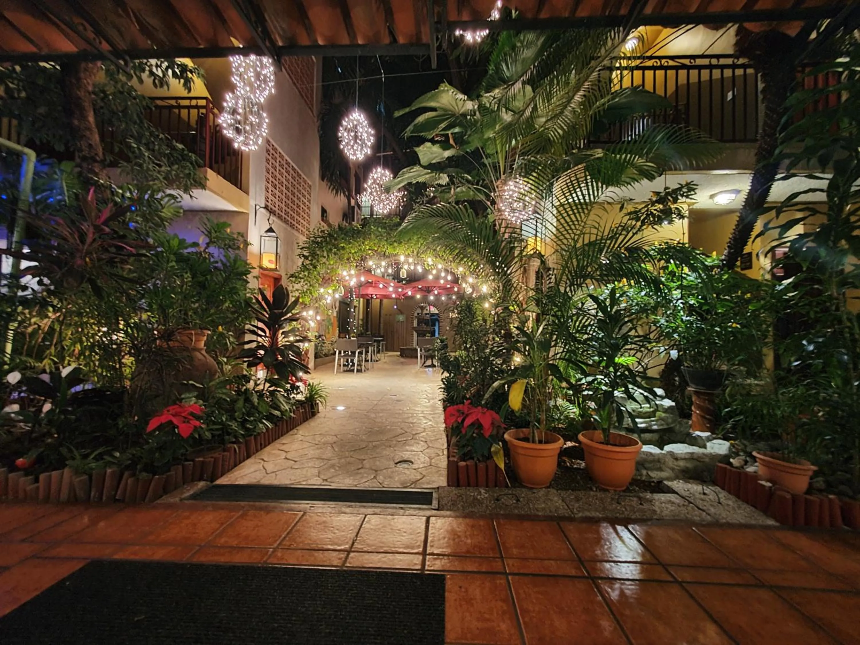 Patio in Humuya Inn