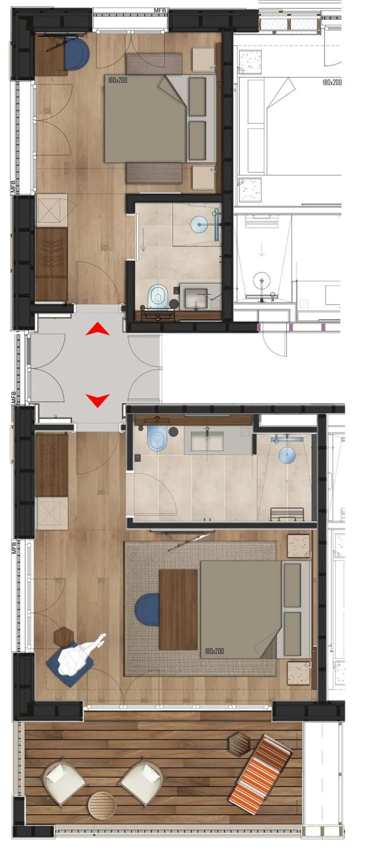 Double Room with Balcony (2 Adults + 1 Child) in Panoramahotel Braunwald Double Room with Balcony (2 Adults + 1 Child) in Panoramahotel Braunwald