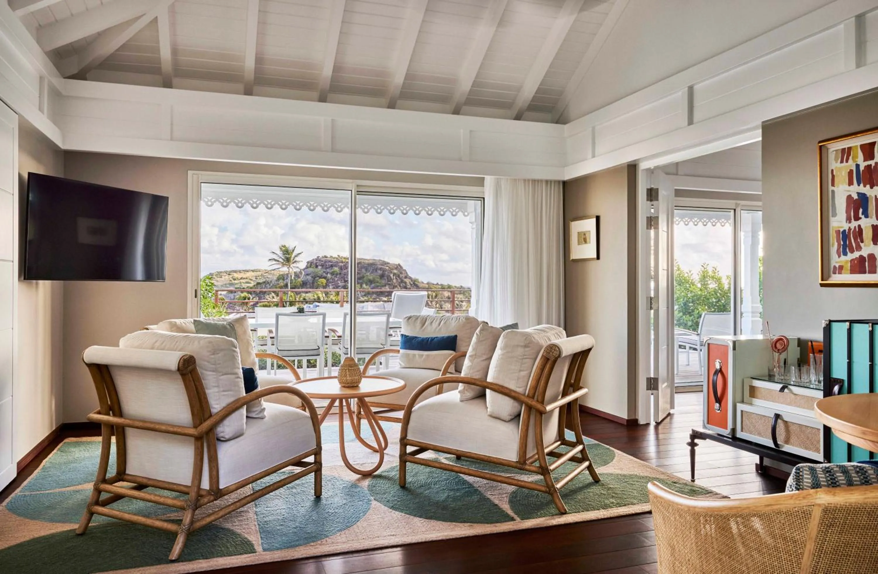 TV and multimedia in Rosewood Le Guanahani St Barth