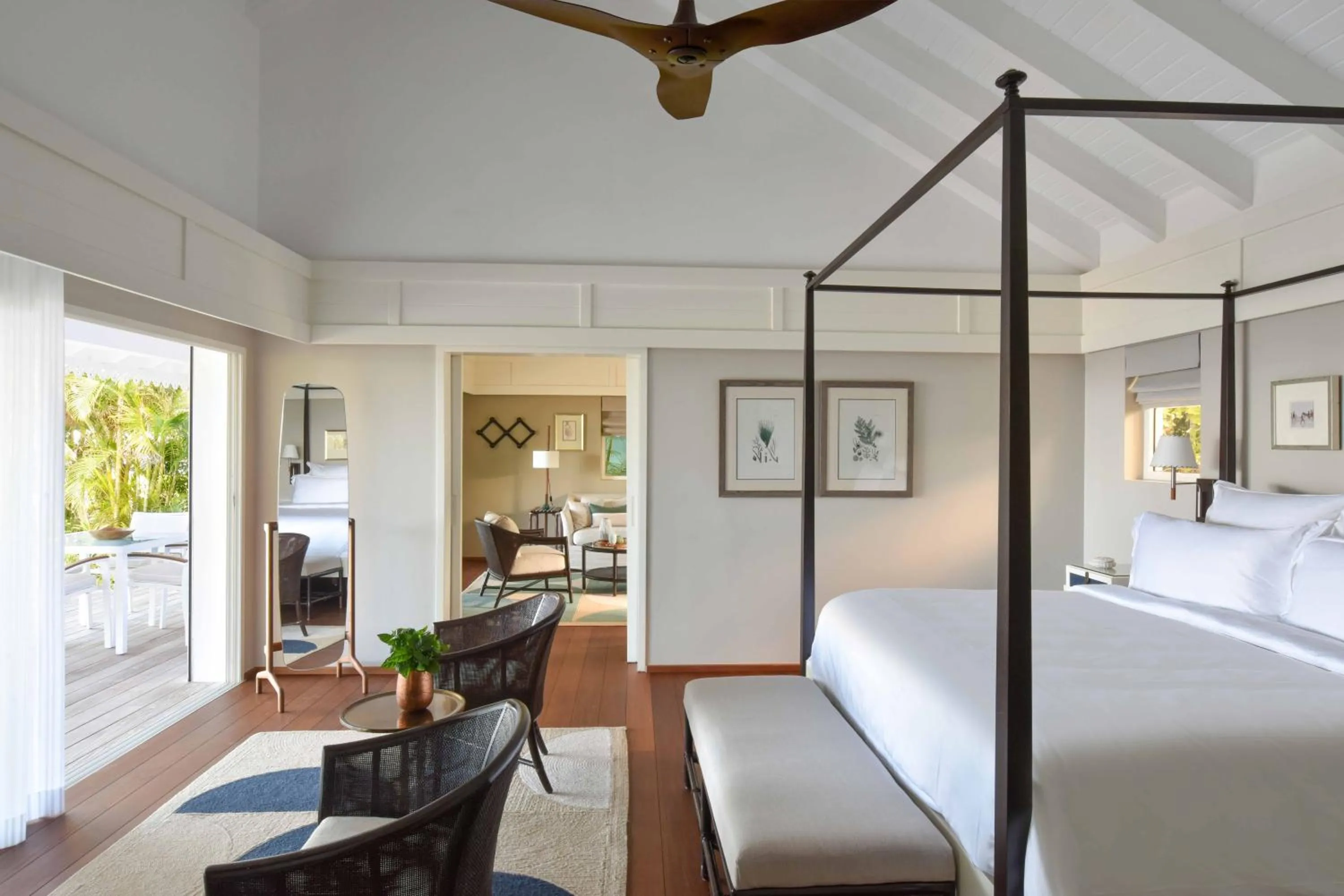 Bed in Rosewood Le Guanahani St Barth