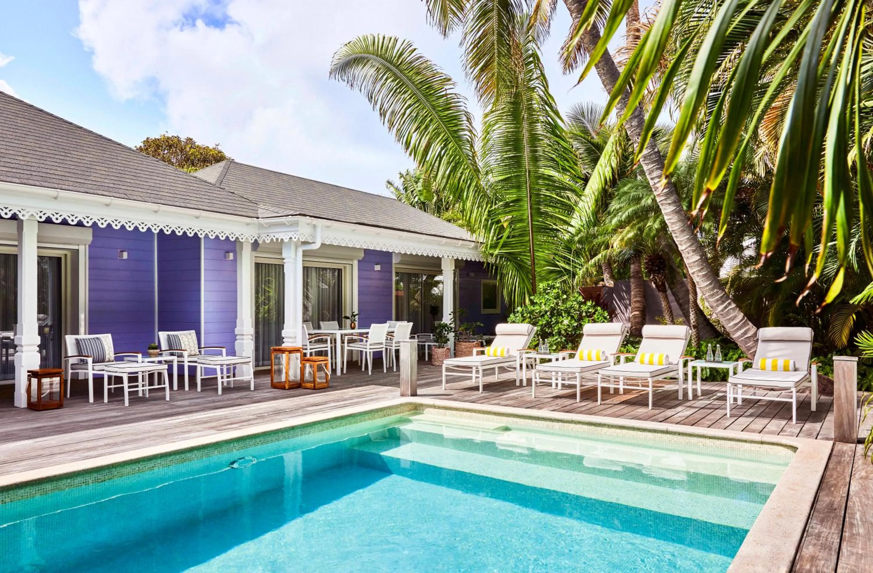 Patio in Rosewood Le Guanahani St Barth