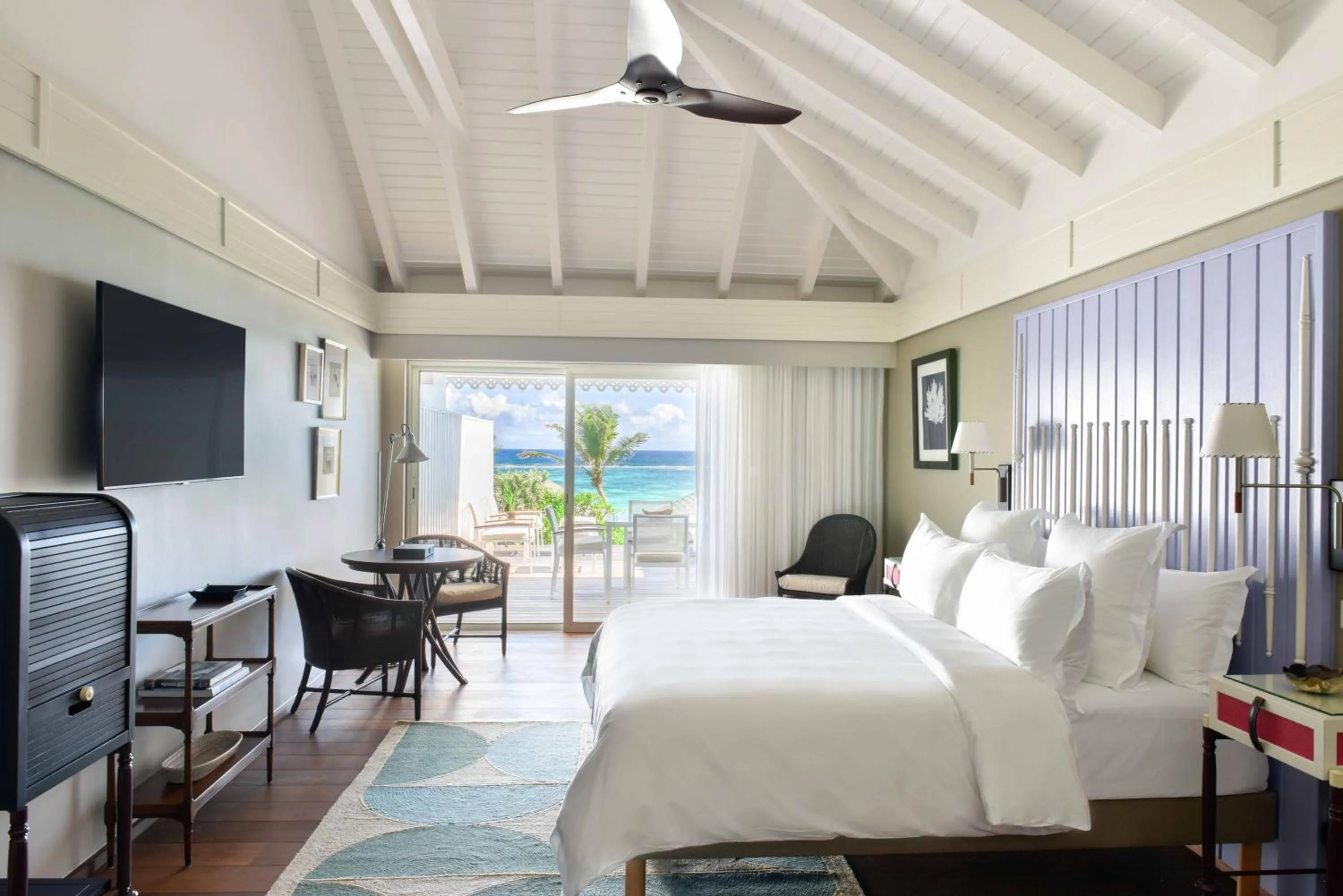 Bed in Rosewood Le Guanahani St Barth
