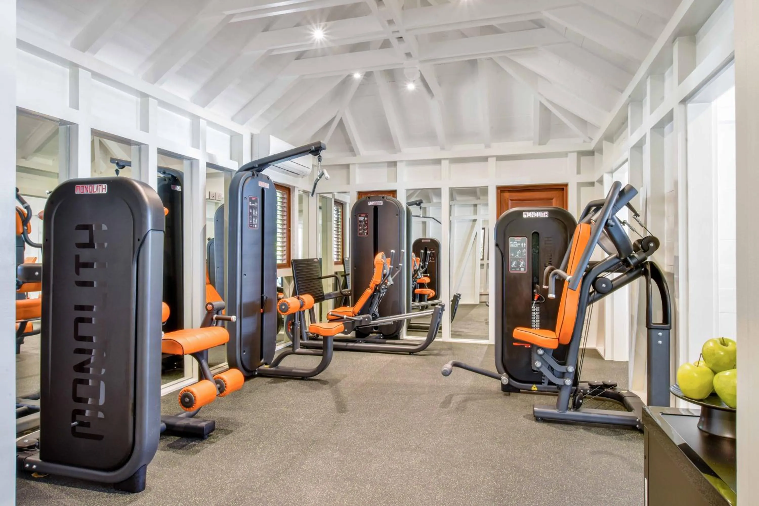 Fitness centre/facilities in Rosewood Le Guanahani St Barth