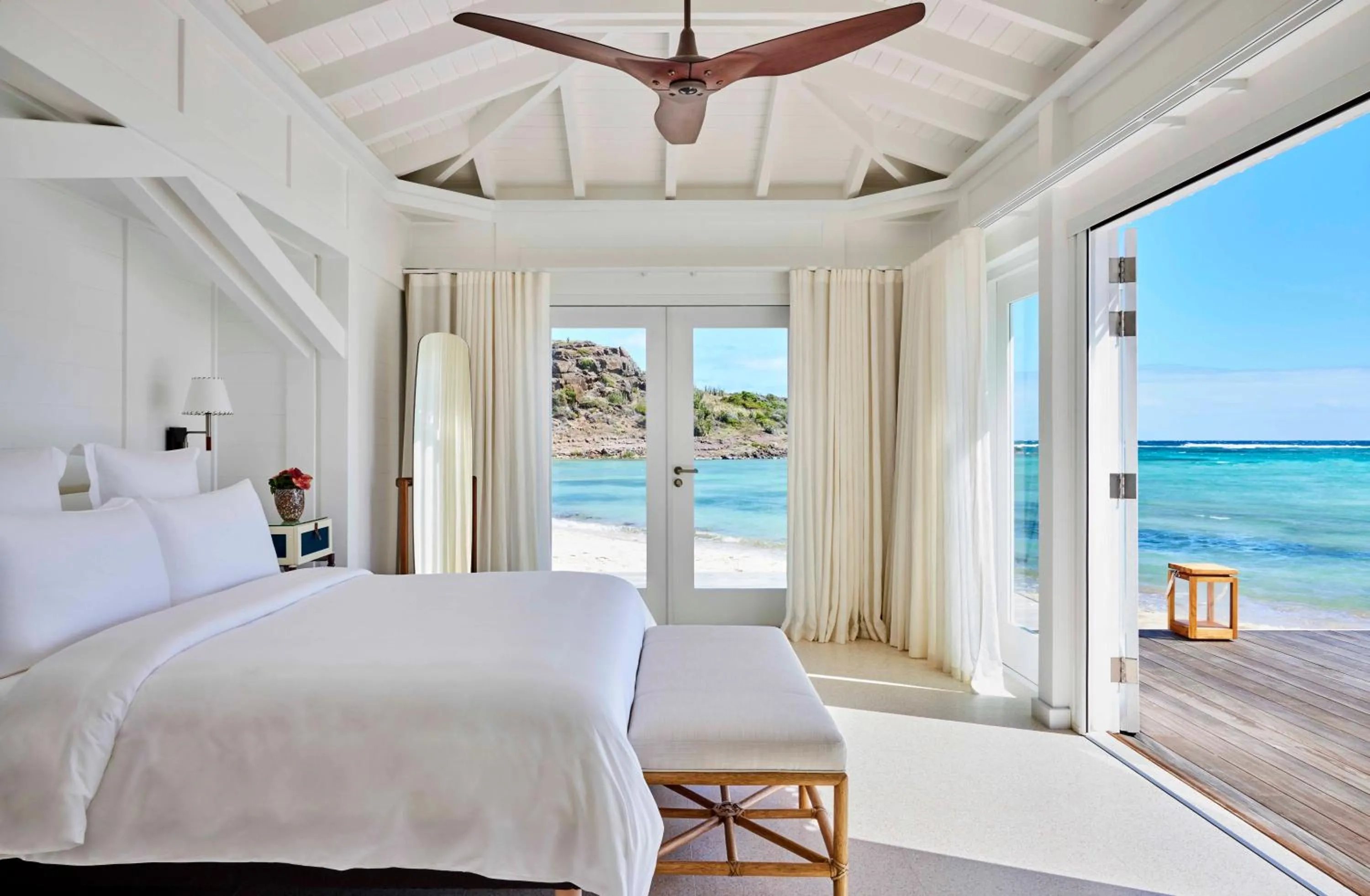 Bed in Rosewood Le Guanahani St Barth