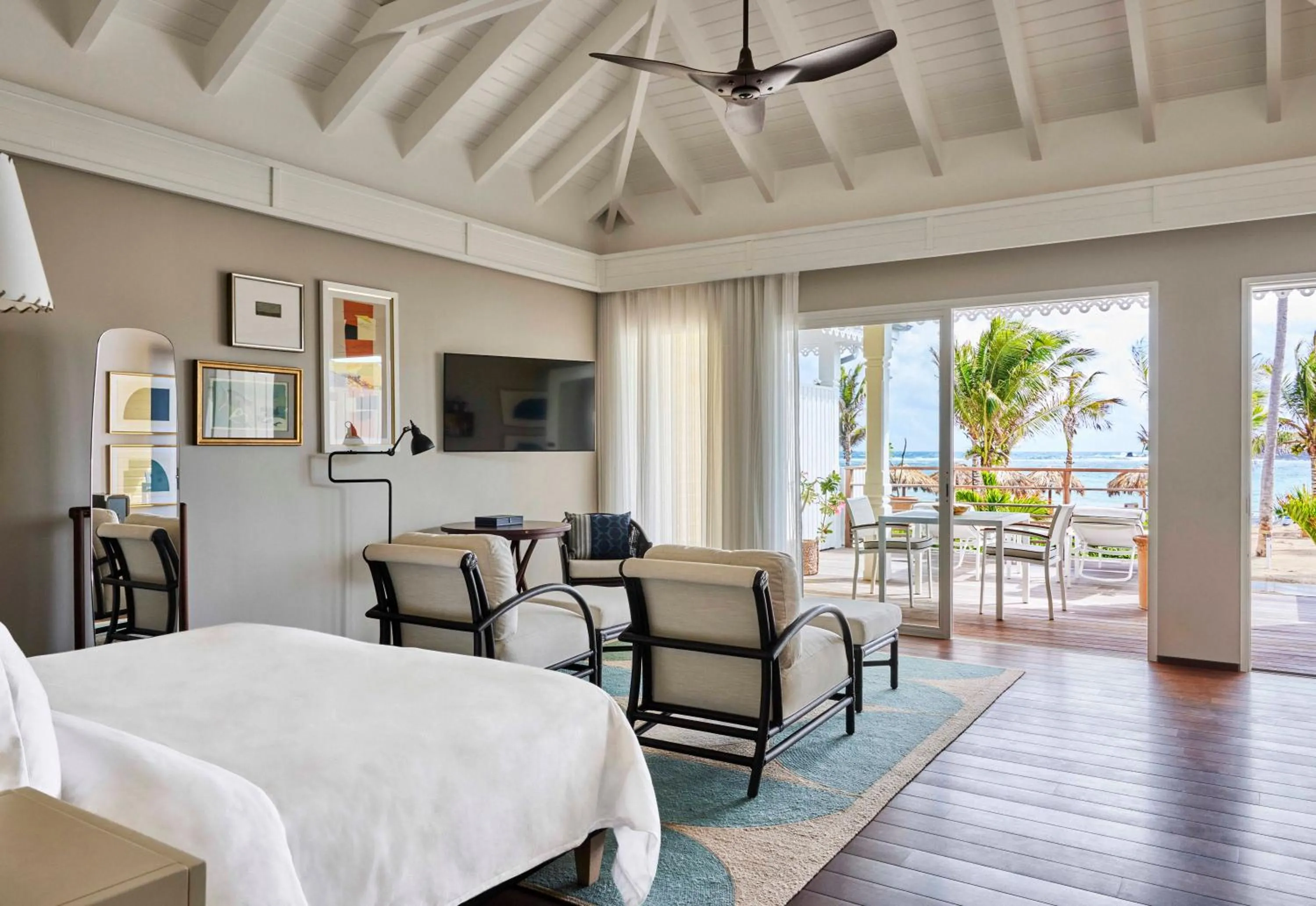 Bed in Rosewood Le Guanahani St Barth