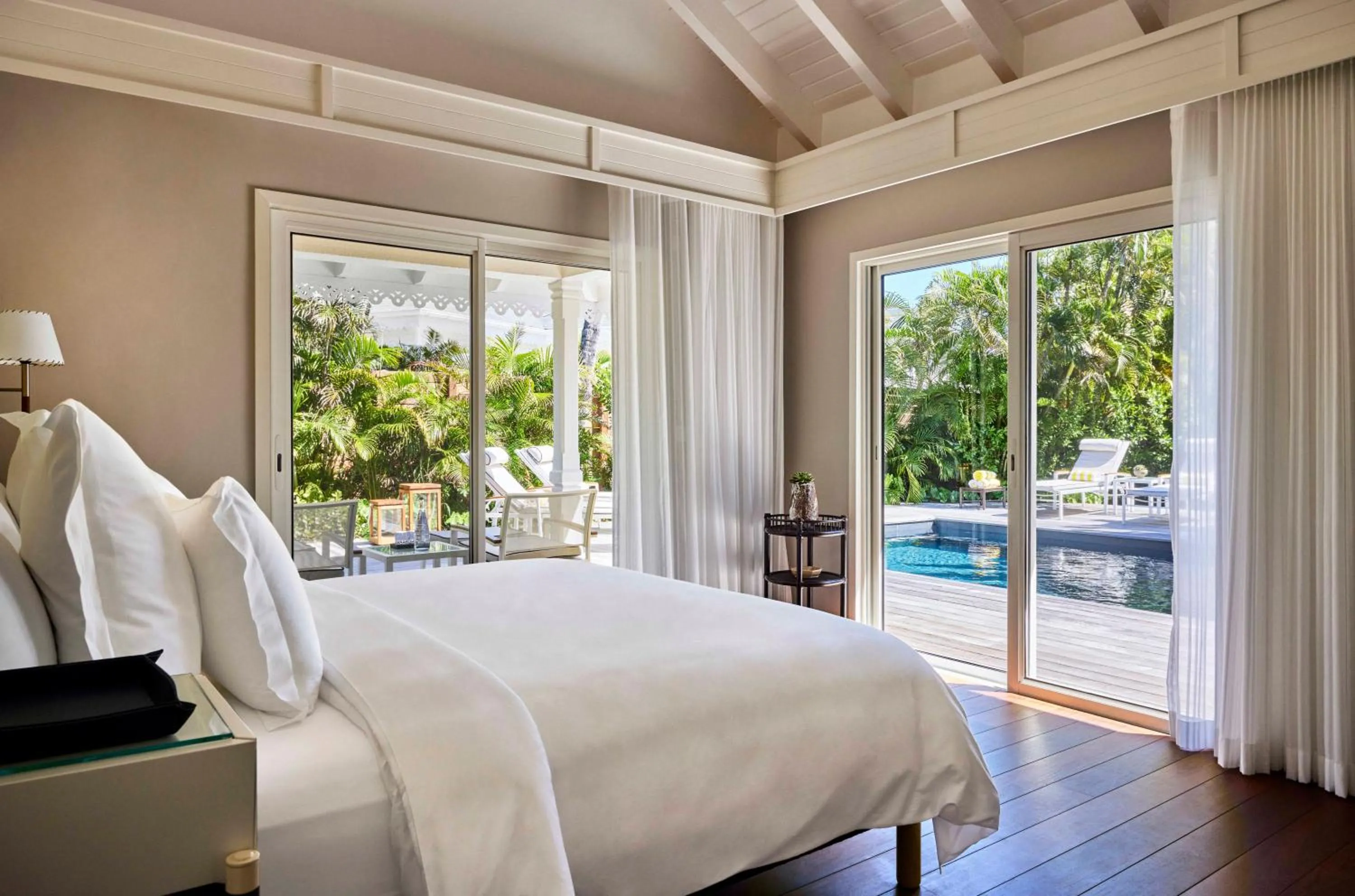 Bed in Rosewood Le Guanahani St Barth