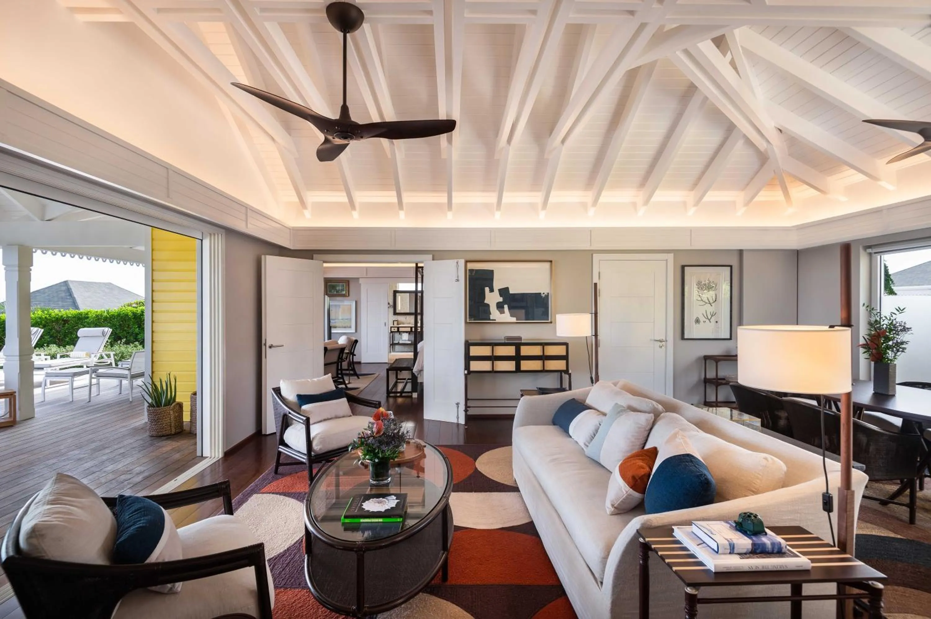 Living room in Rosewood Le Guanahani St Barth