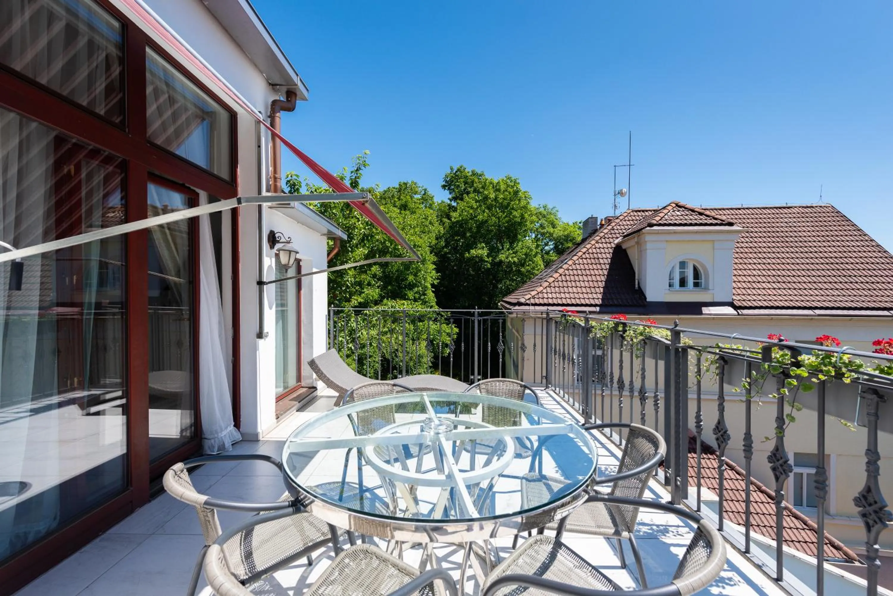 View (from property/room) in Wellness & SPA boutique Hotel pod lipkami Prague