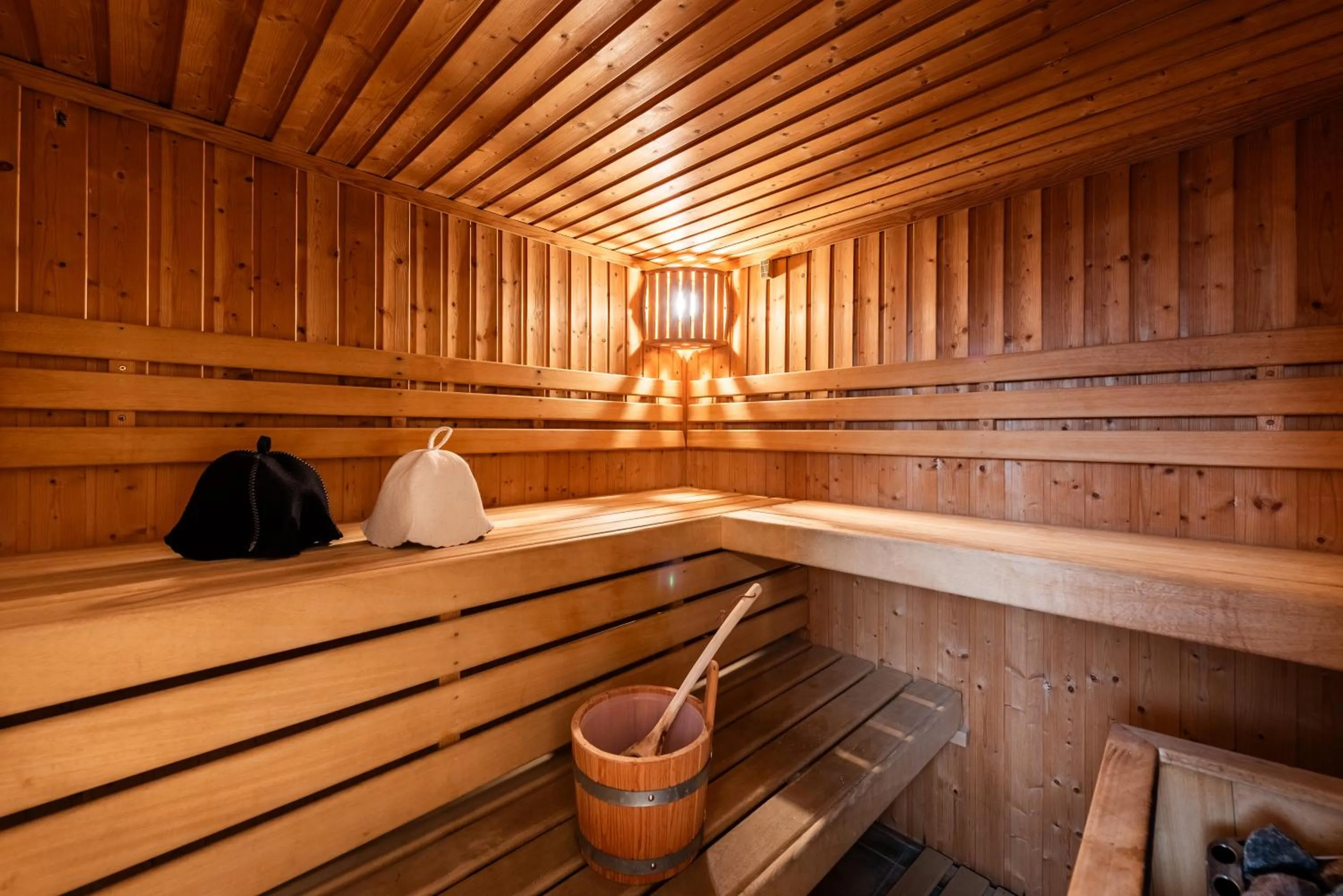 Sauna in Wellness & SPA boutique Hotel pod lipkami Prague