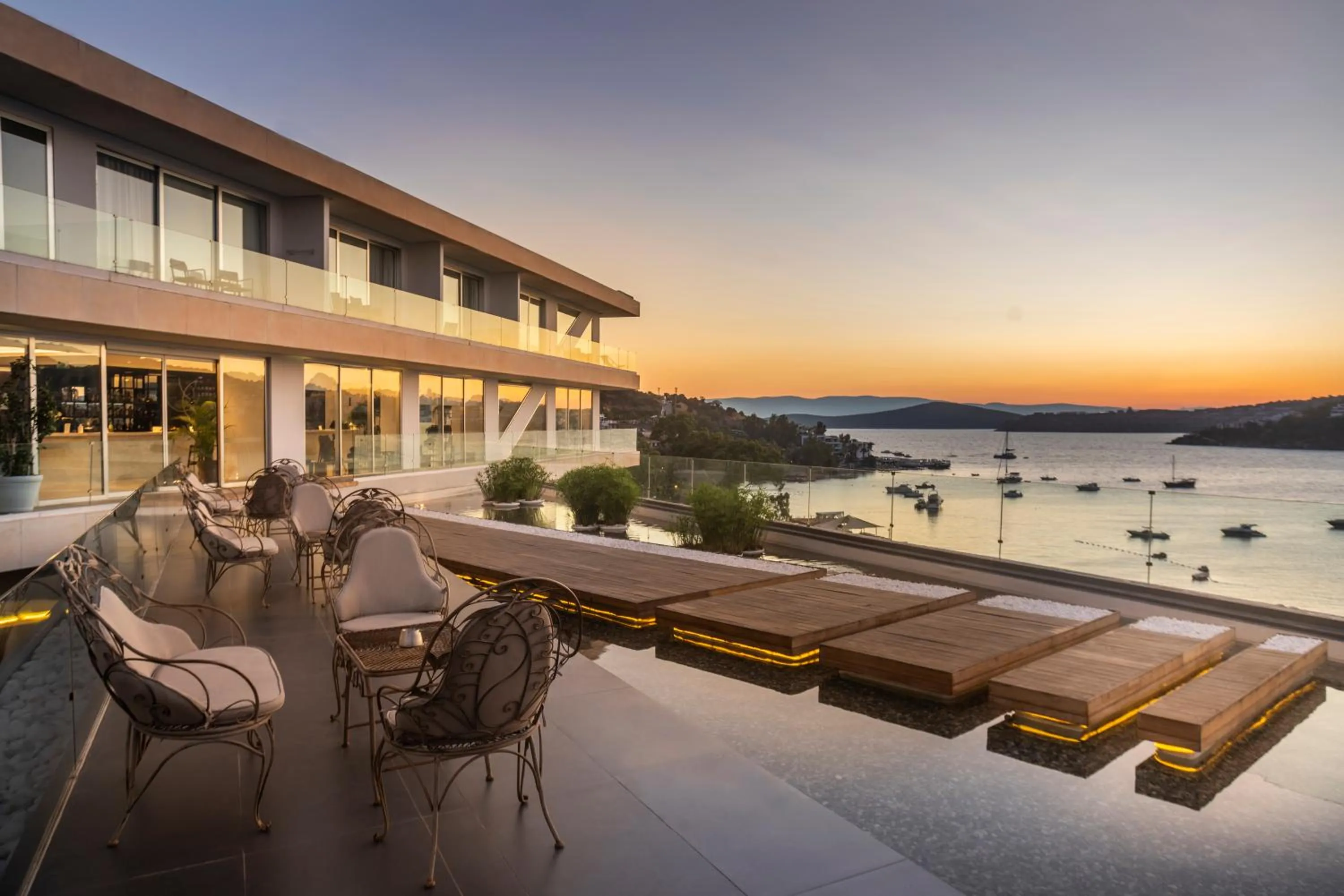 Balcony/Terrace in Cape Bodrum Luxury Hotel & Beach