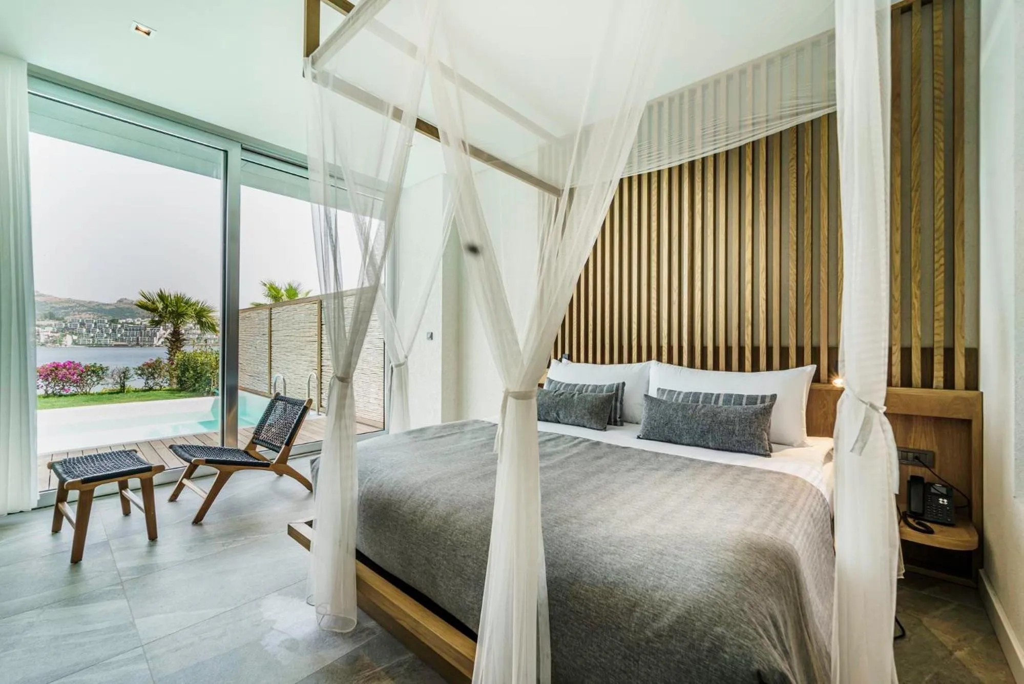 Bed in Cape Bodrum Luxury Hotel & Beach