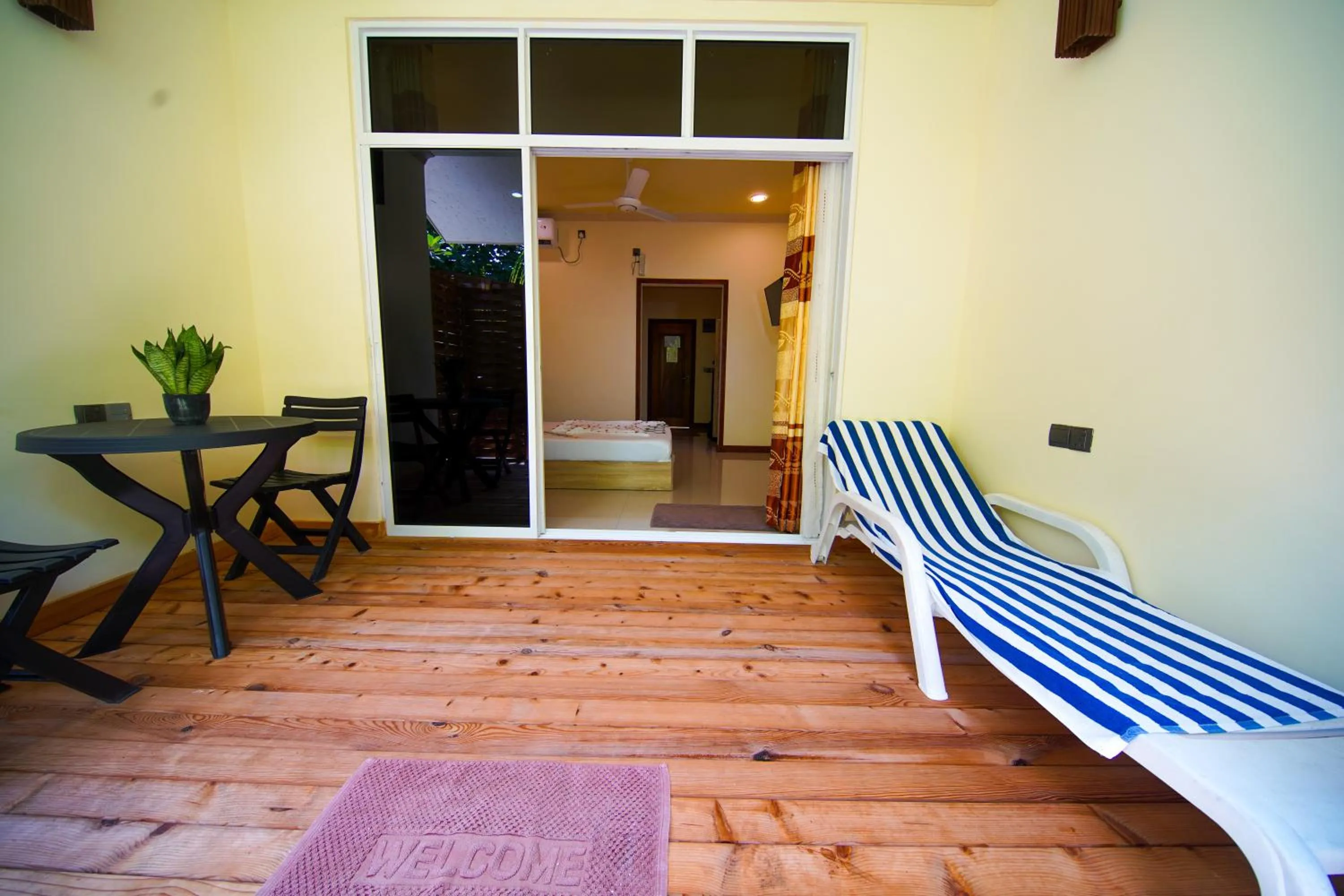 Patio in Banyan Villa Maldives Dhangethi