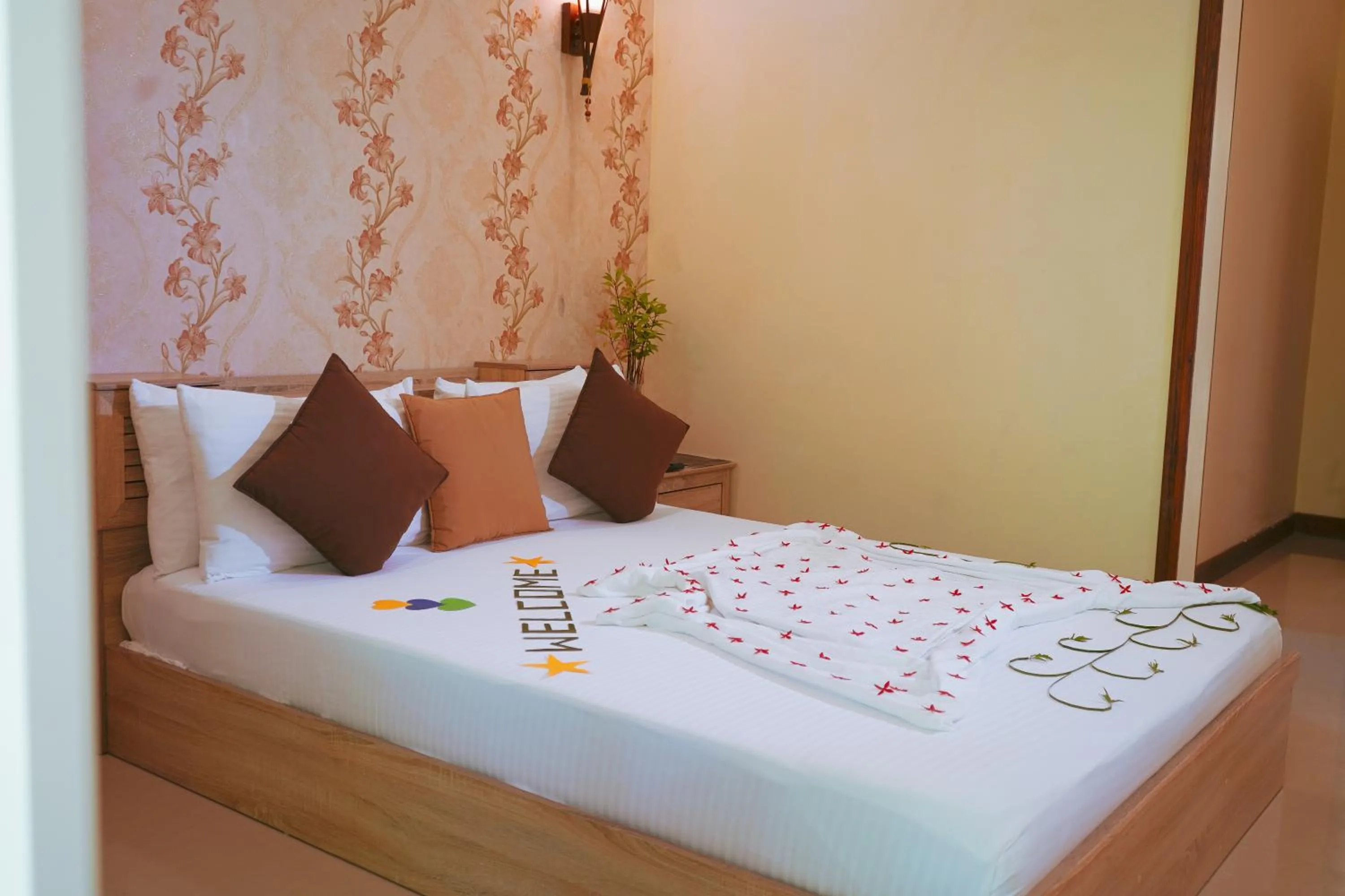 Bed in Banyan Villa Maldives Dhangethi