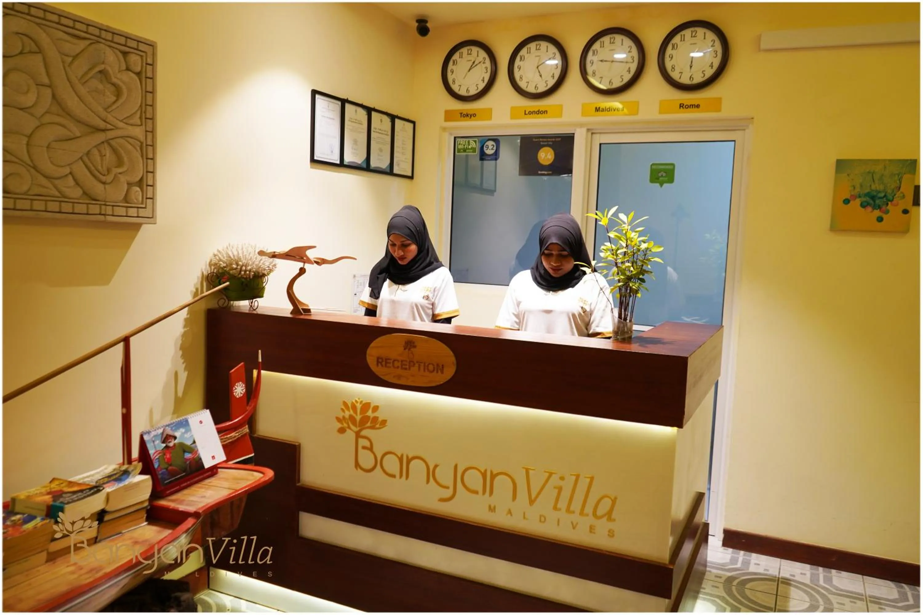 Lobby or reception in Banyan Villa Maldives Dhangethi