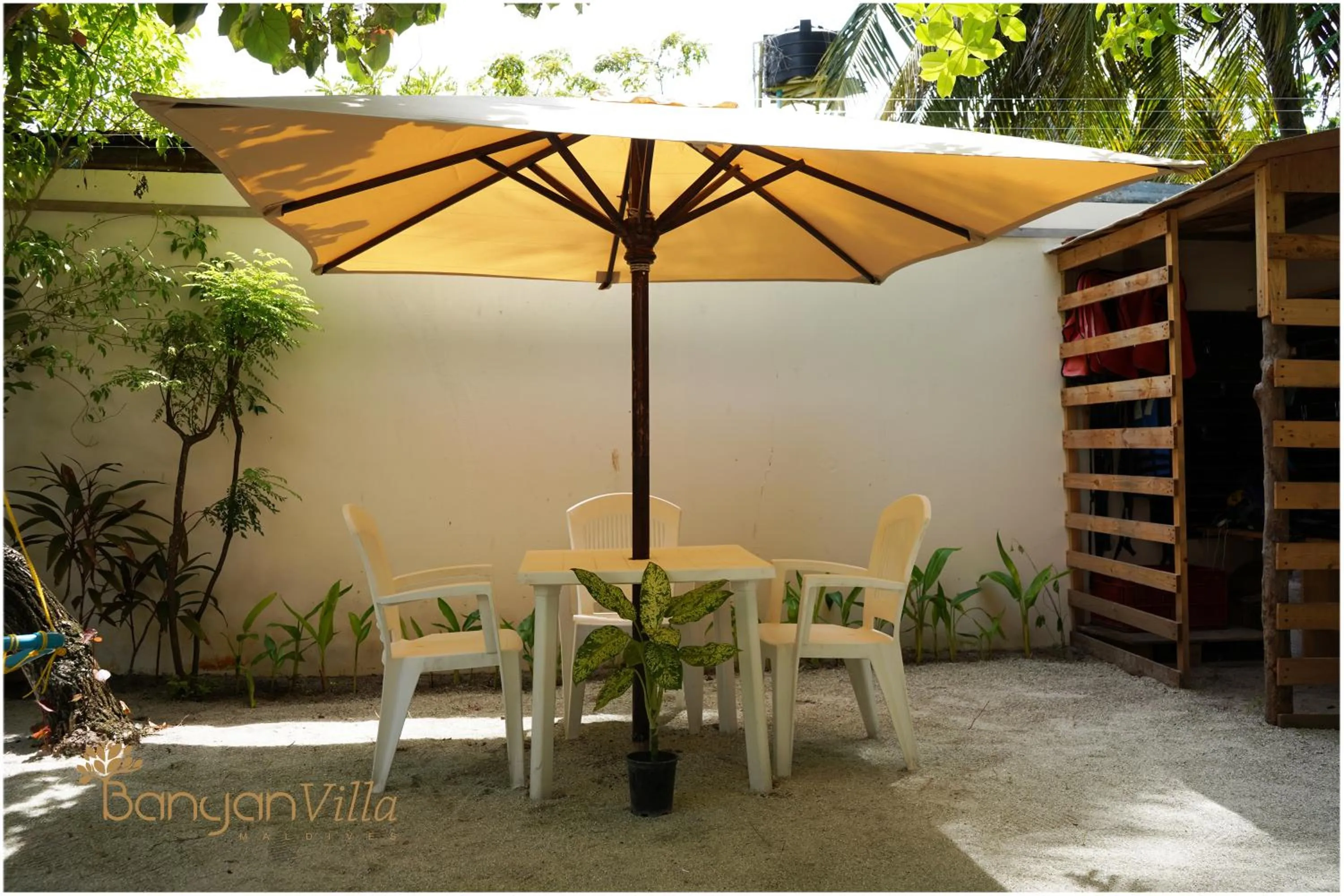 Garden in Banyan Villa Maldives Dhangethi