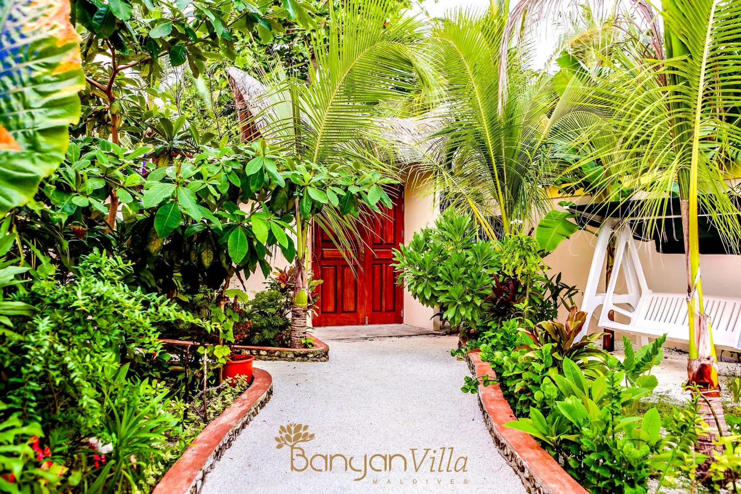 Garden in Banyan Villa Maldives Dhangethi