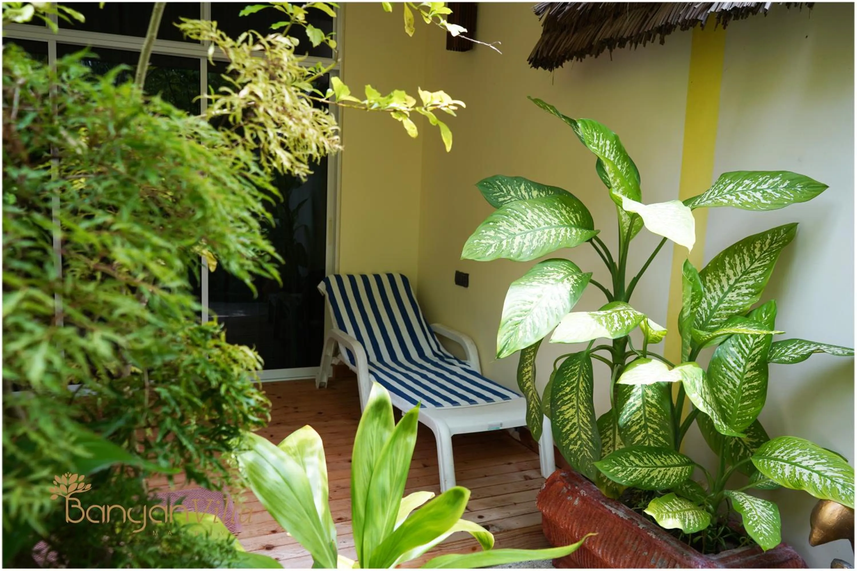 Patio in Banyan Villa Maldives Dhangethi