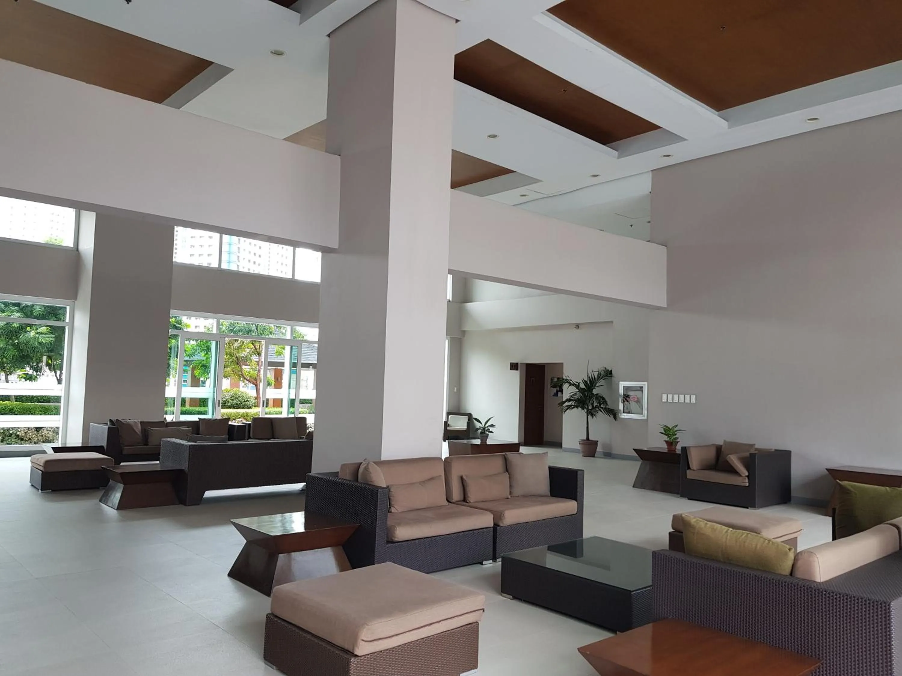 Seating area in Studio Unit at The Beacon Makati