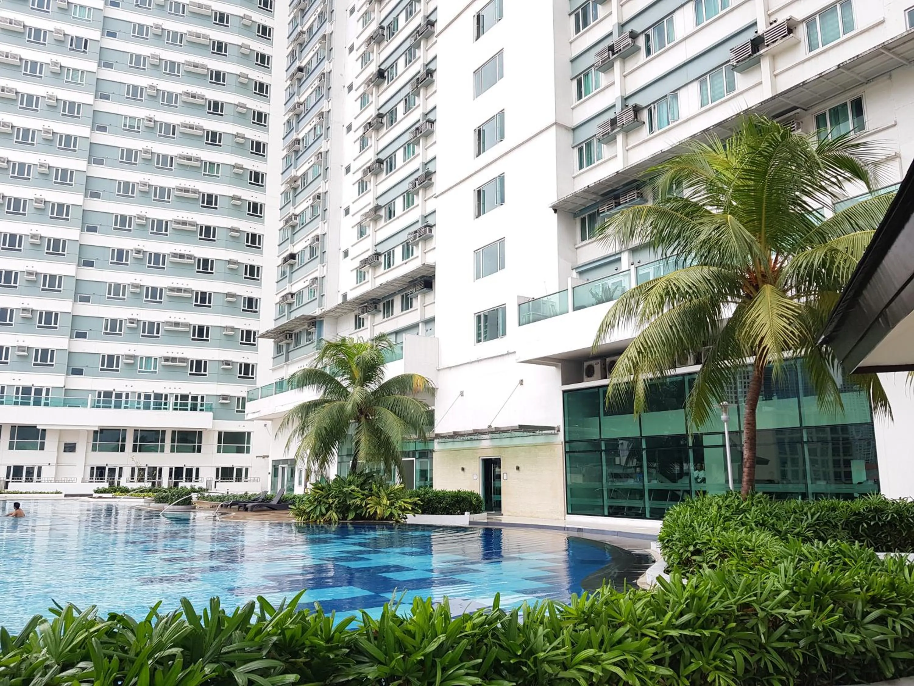Swimming pool in Studio Unit at The Beacon Makati