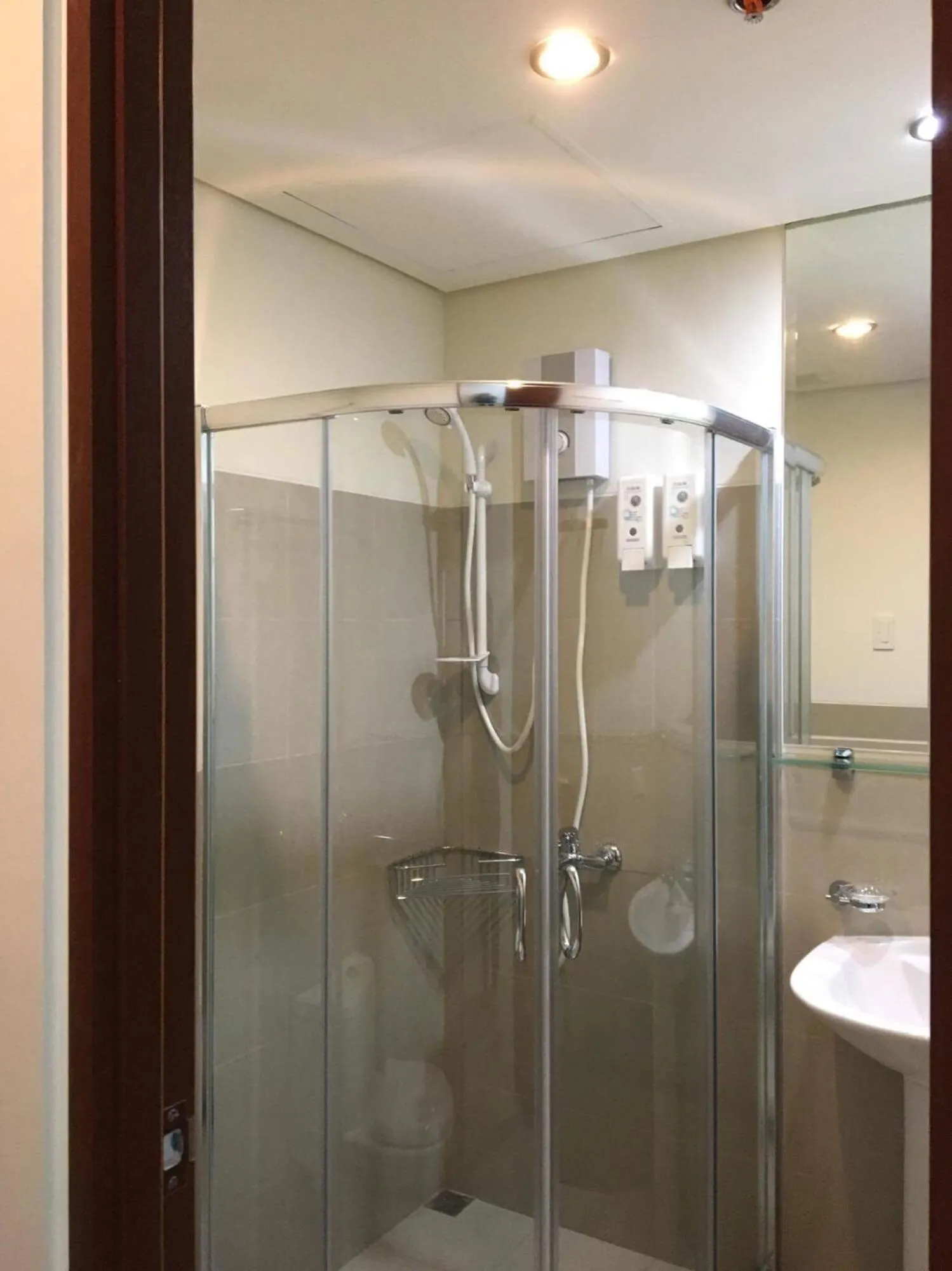 Bathroom in Studio Unit at The Beacon Makati