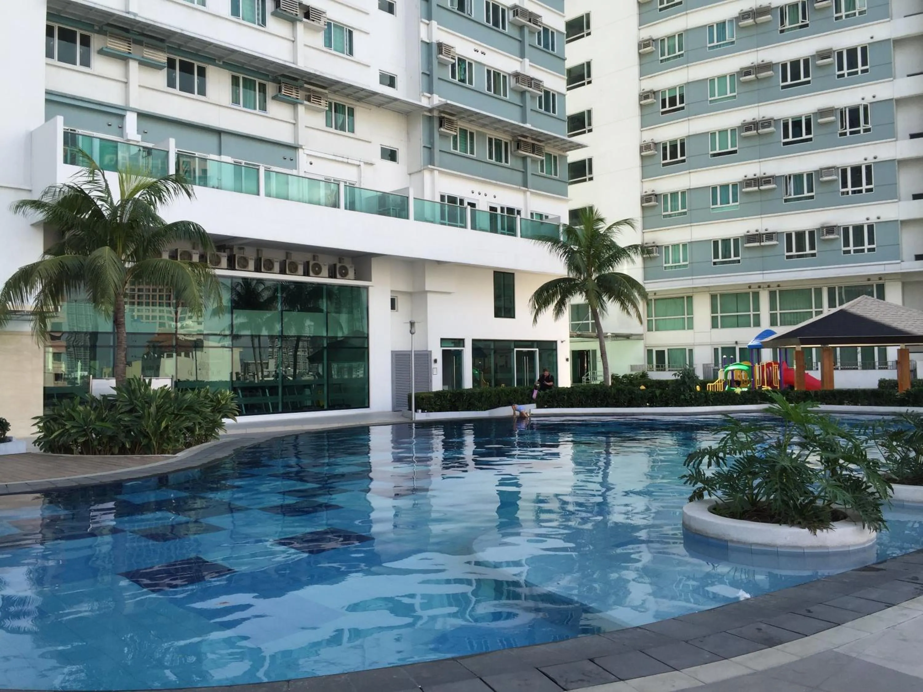 Swimming pool in Studio Unit at The Beacon Makati