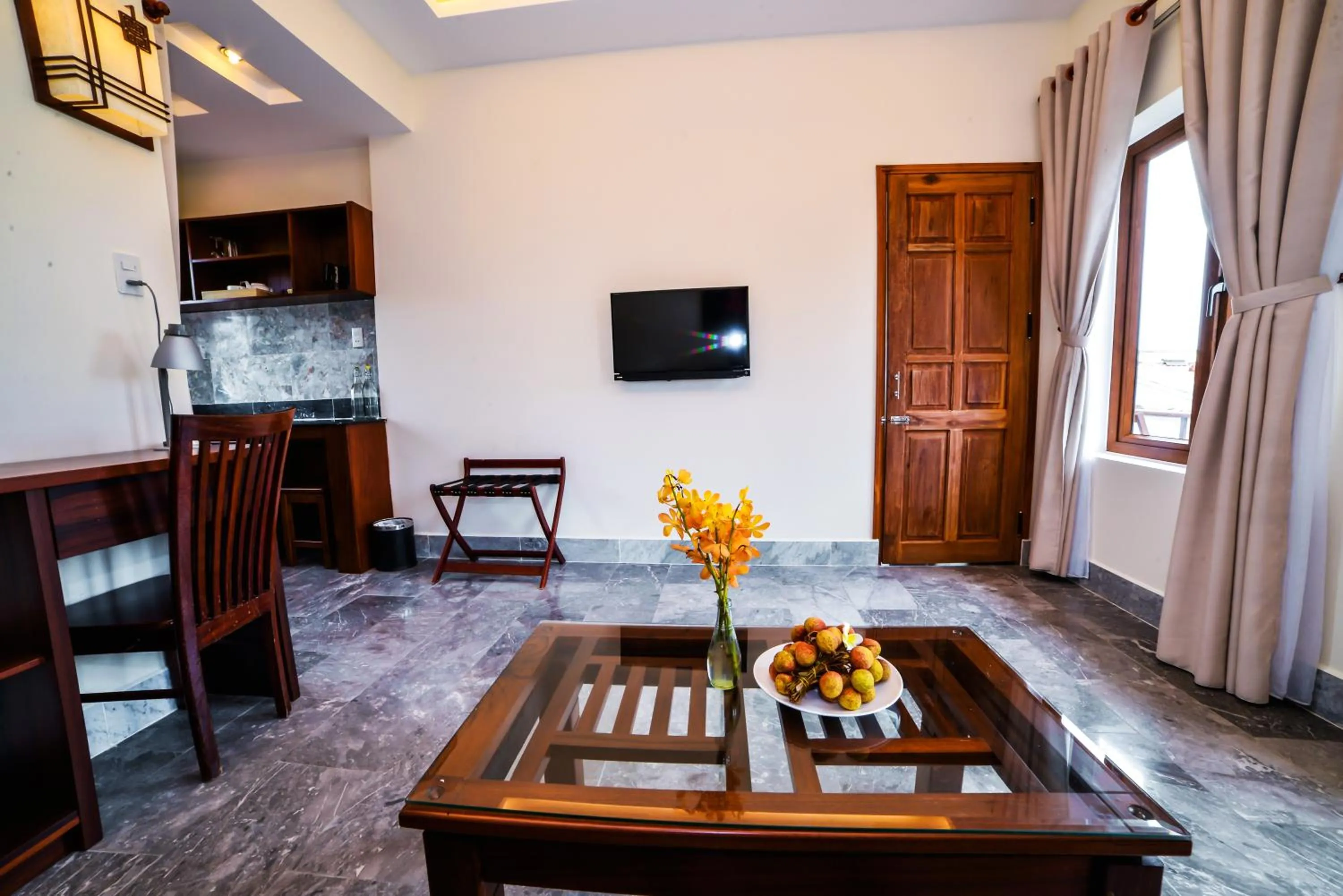 Living room in Villa Orchid Garden Riverside Hoi An