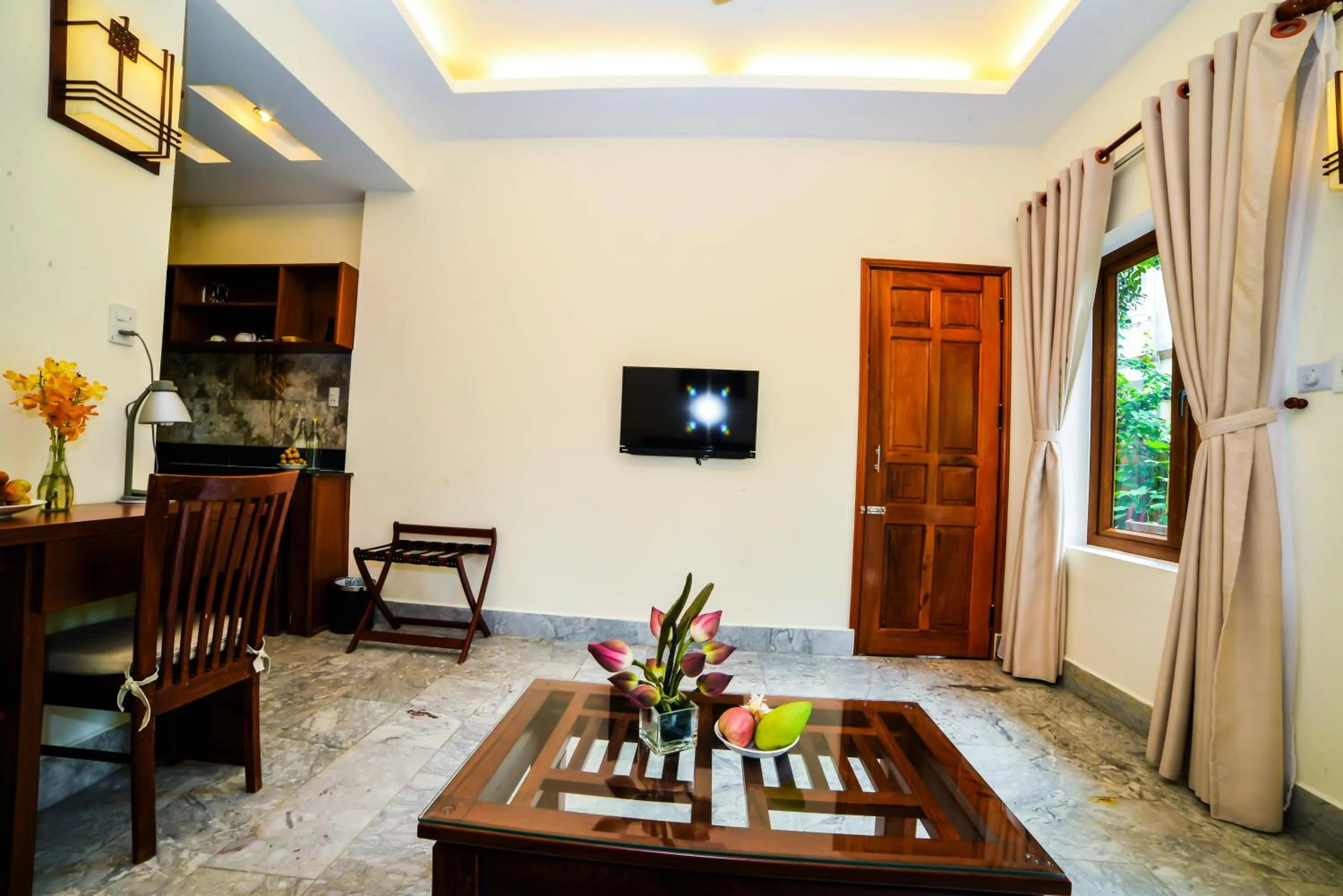 Living room in Villa Orchid Garden Riverside Hoi An