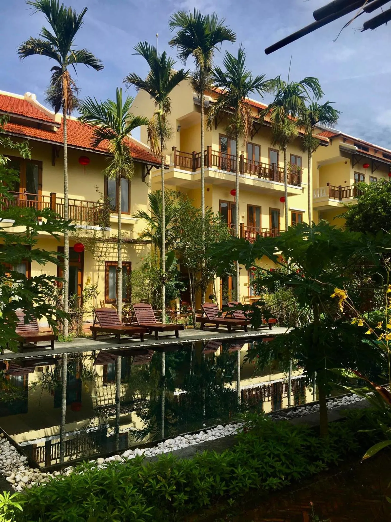 Swimming pool in Villa Orchid Garden Riverside Hoi An