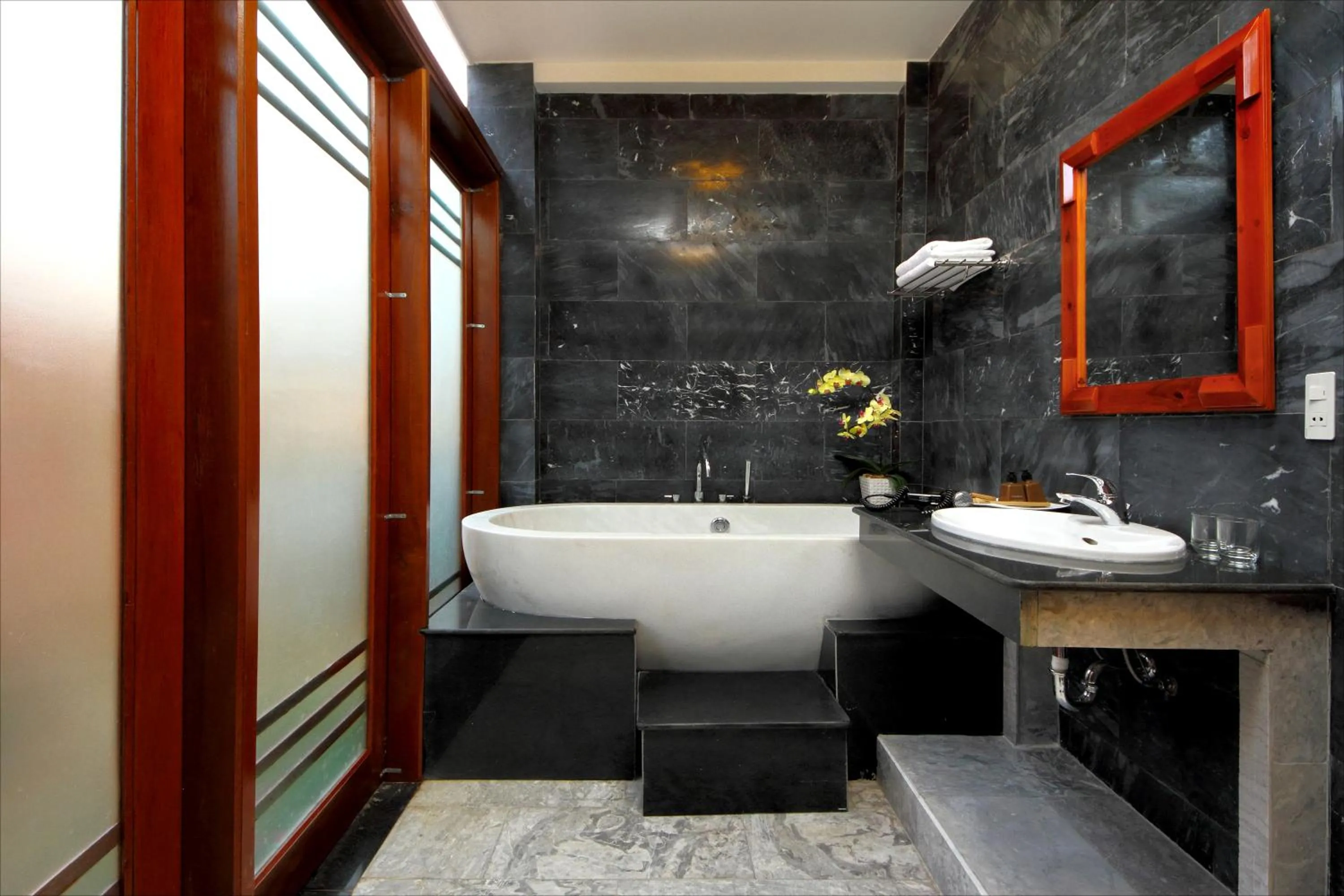 Bathroom in Villa Orchid Garden Riverside Hoi An