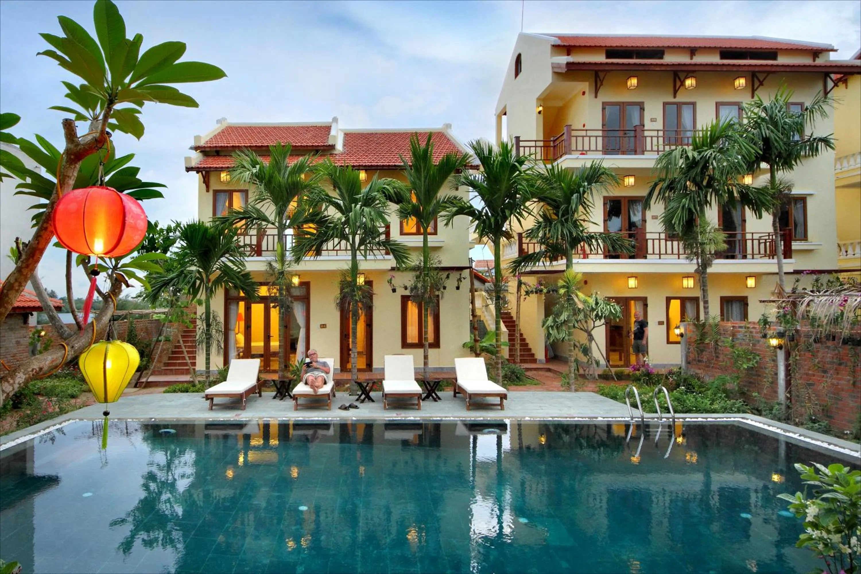 Garden in Villa Orchid Garden Riverside Hoi An