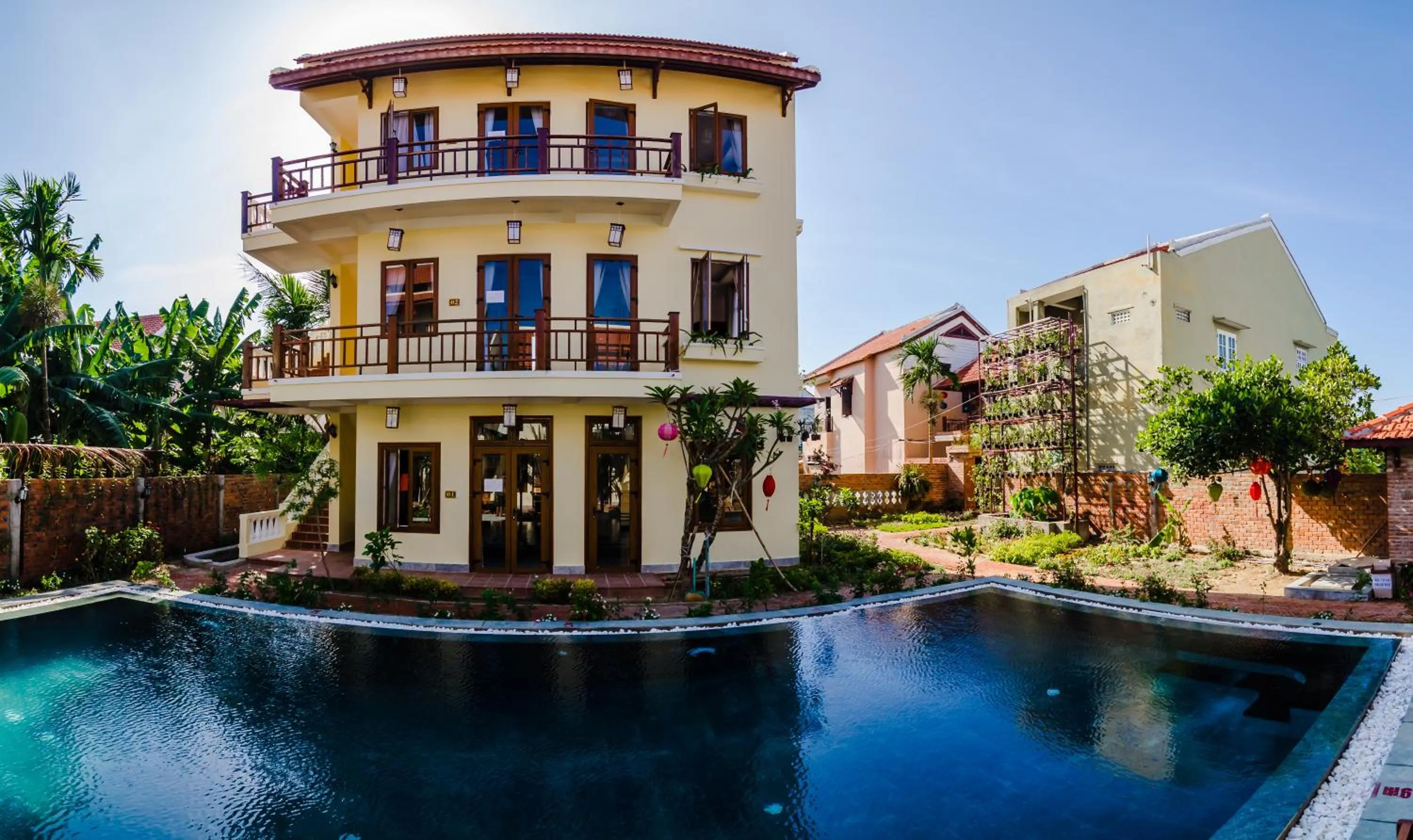 Swimming pool in Villa Orchid Garden Riverside Hoi An