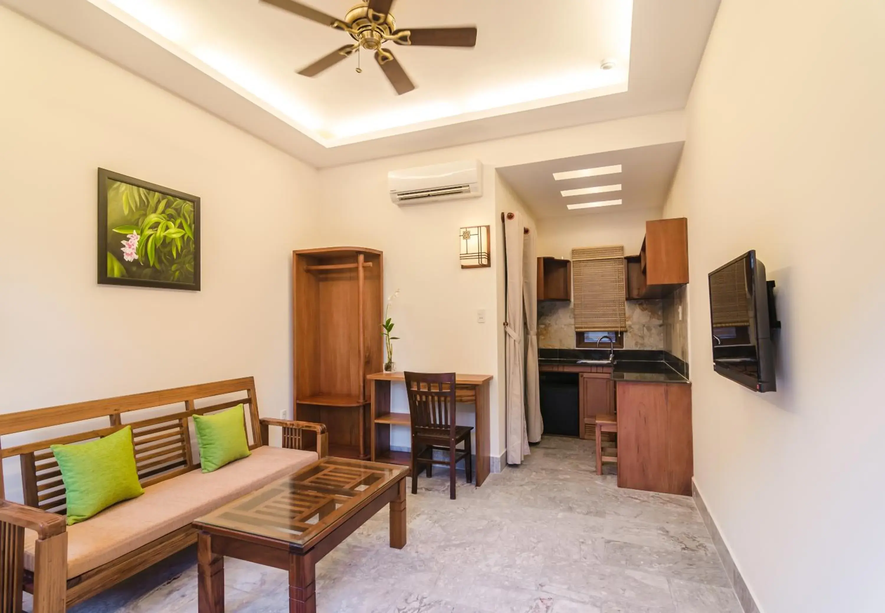 Living room in Villa Orchid Garden Riverside Hoi An Living room in Villa Orchid Garden Riverside Hoi An