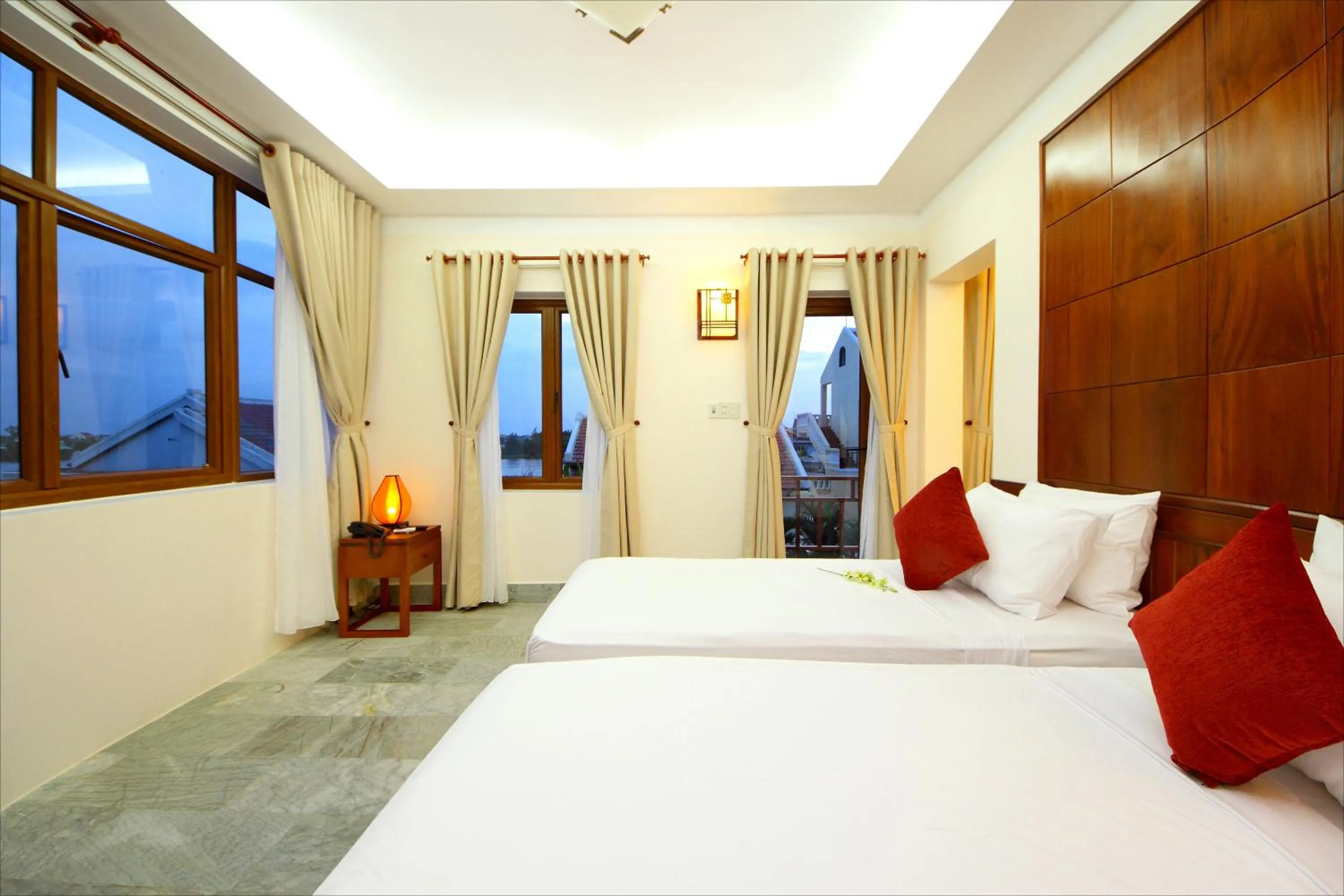 Bedroom, Bed in Villa Orchid Garden Riverside Hoi An