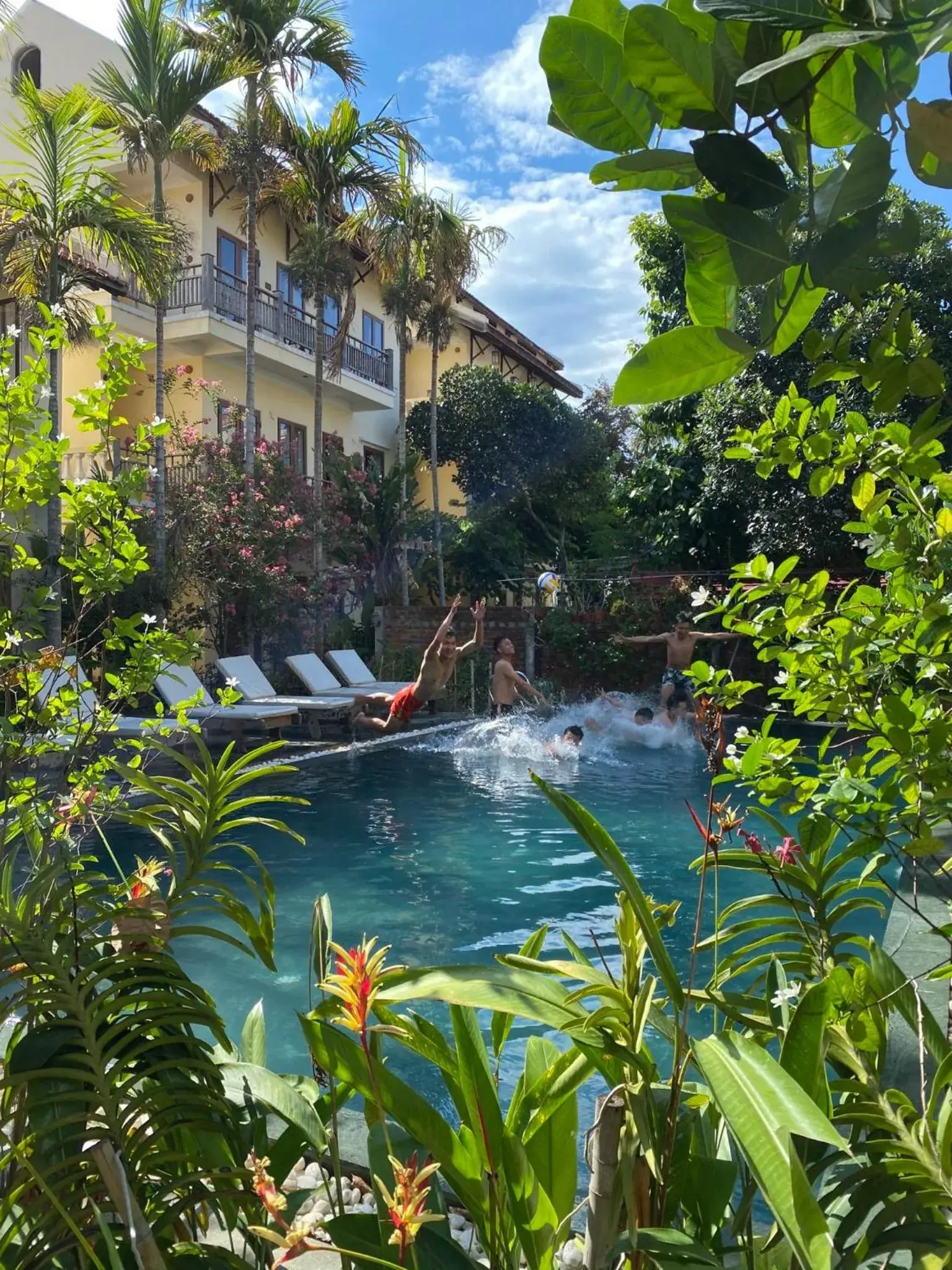 Swimming pool in Villa Orchid Garden Riverside Hoi An Swimming pool in Villa Orchid Garden Riverside Hoi An