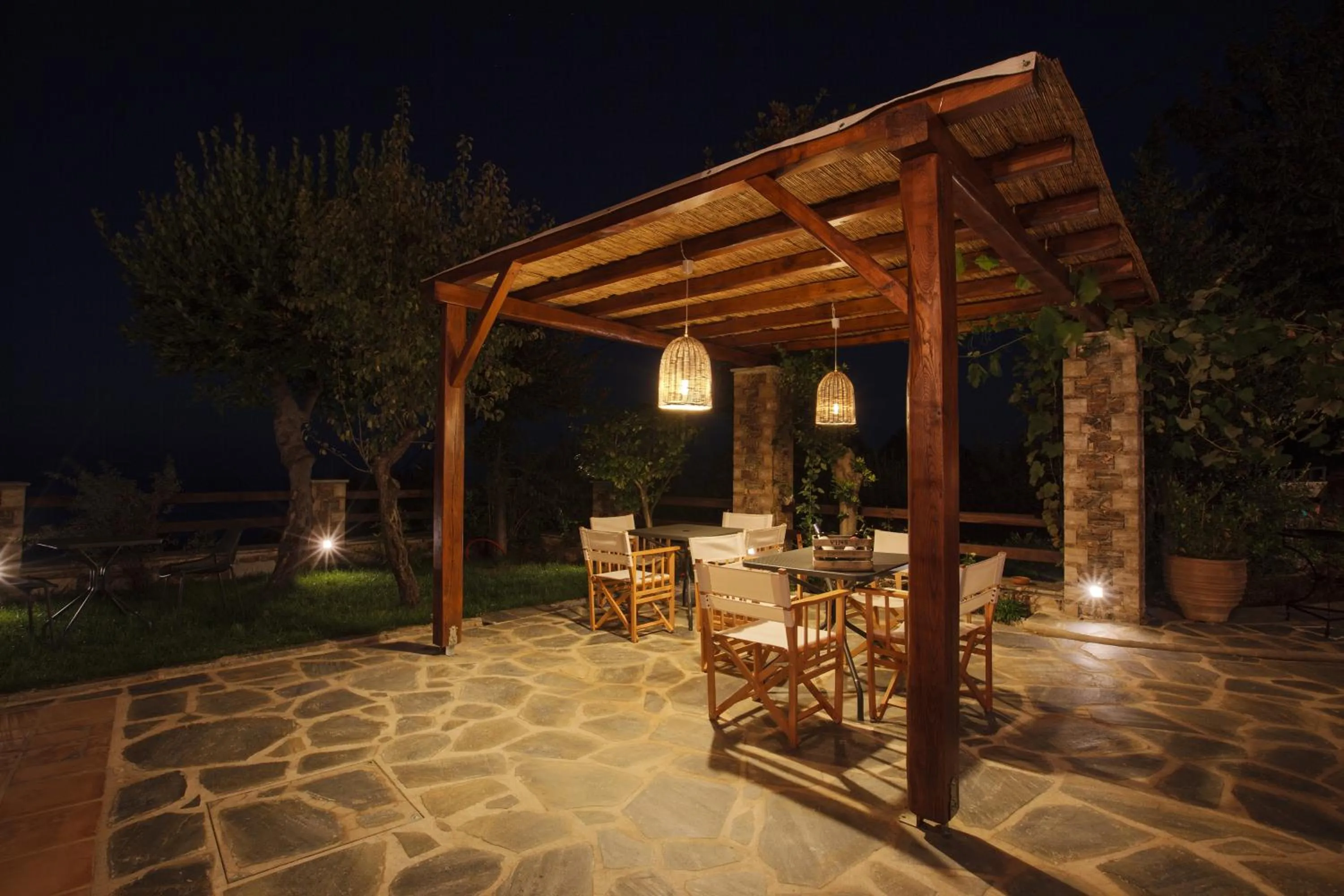 Patio in Kalderimi Country House