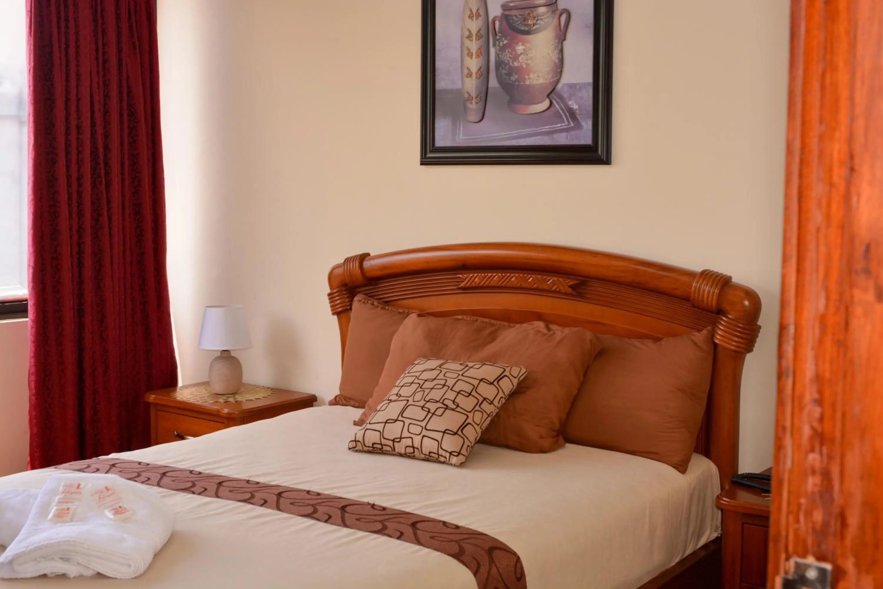 Bed in Hotel Villa Lafayette